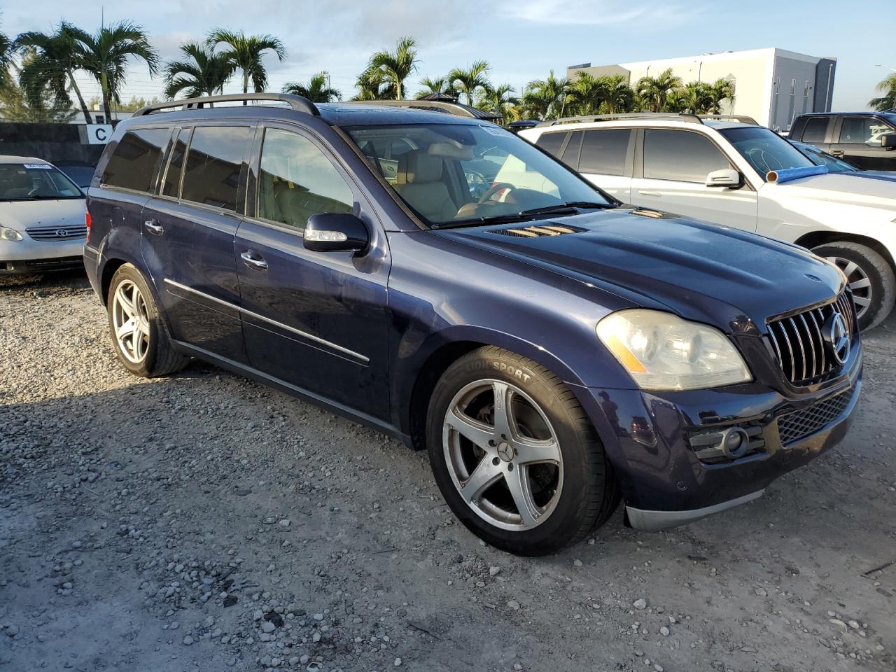 2007 Mercedes-benz Gl 450 4matic Синий vin: 4JGBF71E97A204810