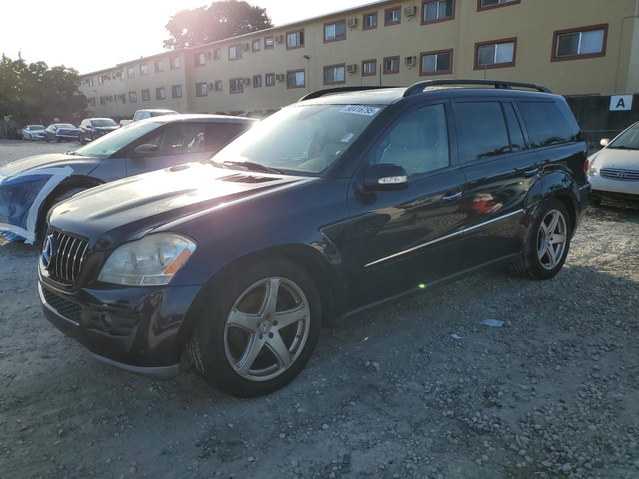 2007 Mercedes-benz Gl 450 4matic Синий vin: 4JGBF71E97A204810