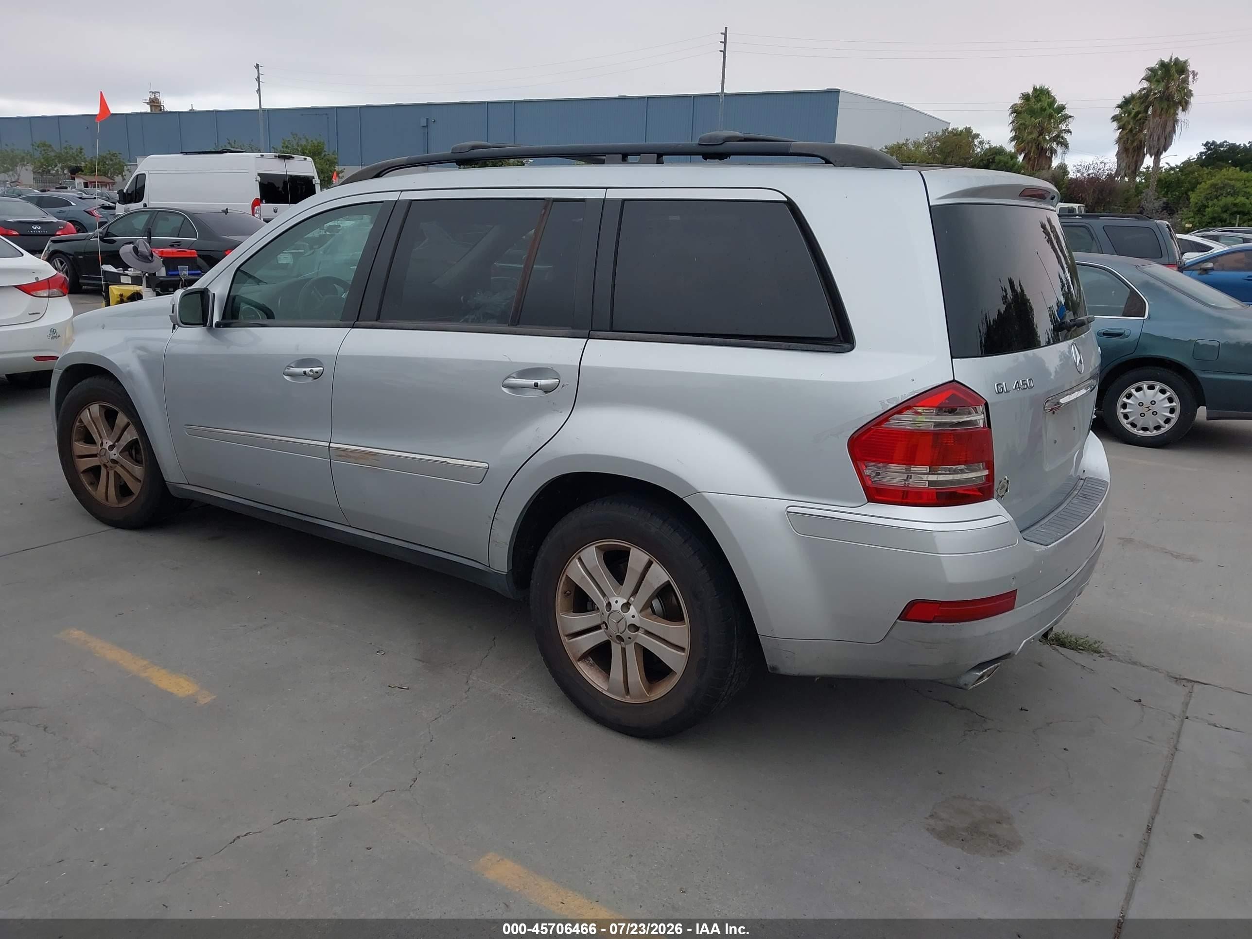 2007 Mercedes-benz Gl 450 4matic Gray vin: 4JGBF71E97A275571