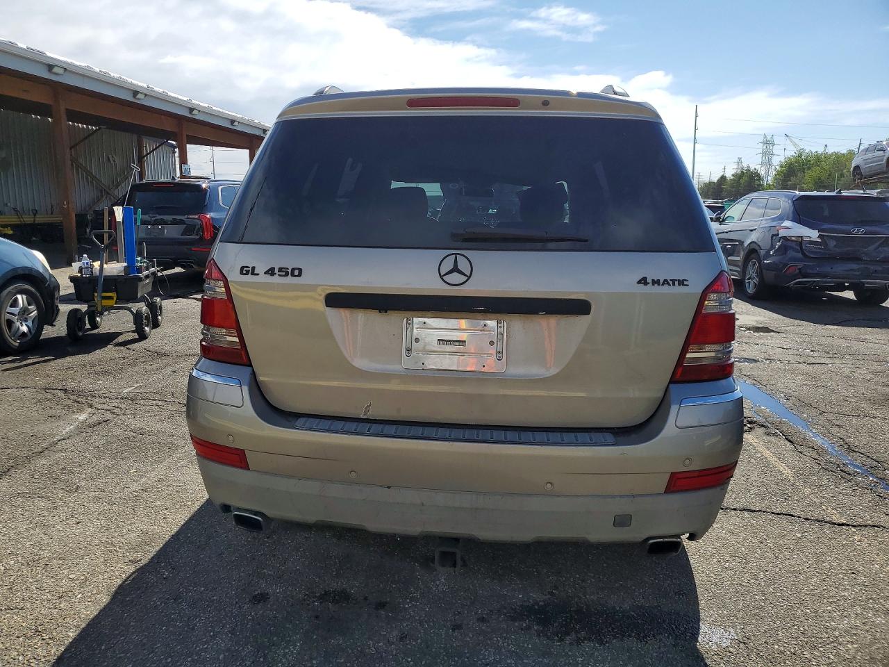 2008 Mercedes-benz Gl 450 4matic Silver vin: 4JGBF71E98A425616