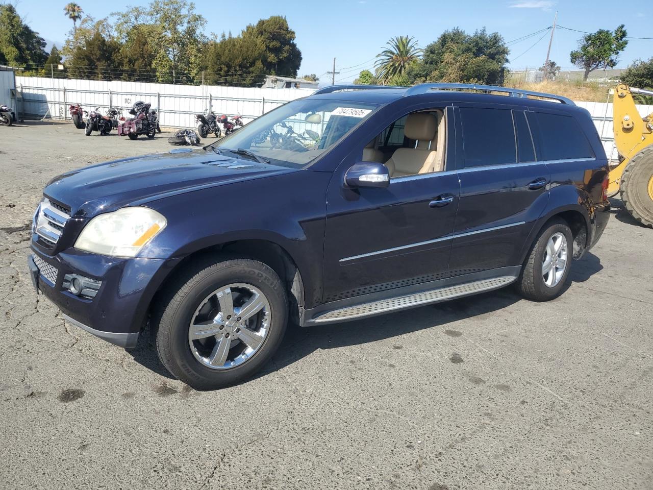 2007 Mercedes-benz Gl 450 4matic Синий vin: 4JGBF71EX7A148683