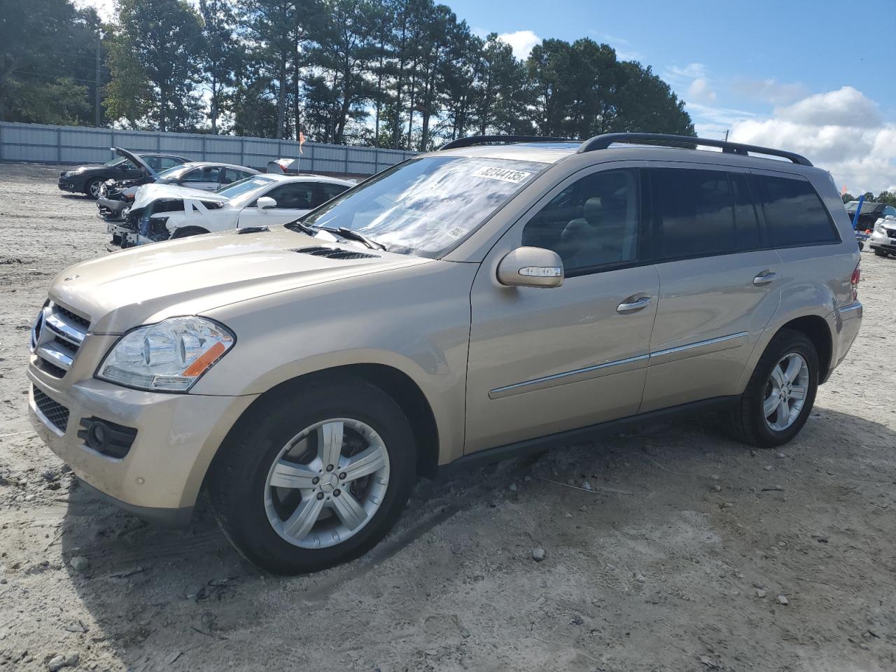 2007 Mercedes-benz Gl 450 4matic Желто-коричневый vin: 4JGBF71EX7A211183