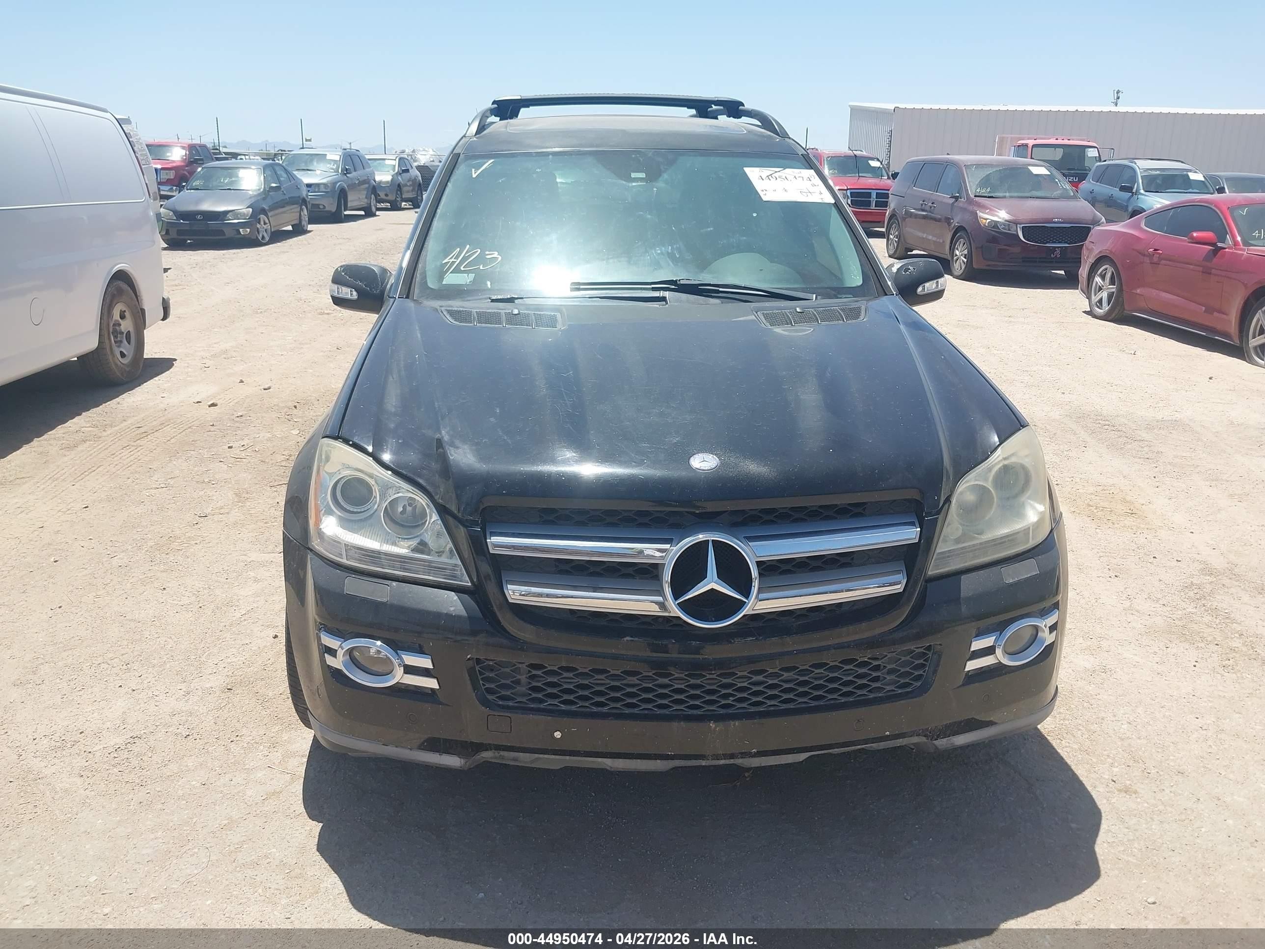 2008 Mercedes-benz Gl 450 4matic Black vin: 4JGBF71EX8A320406