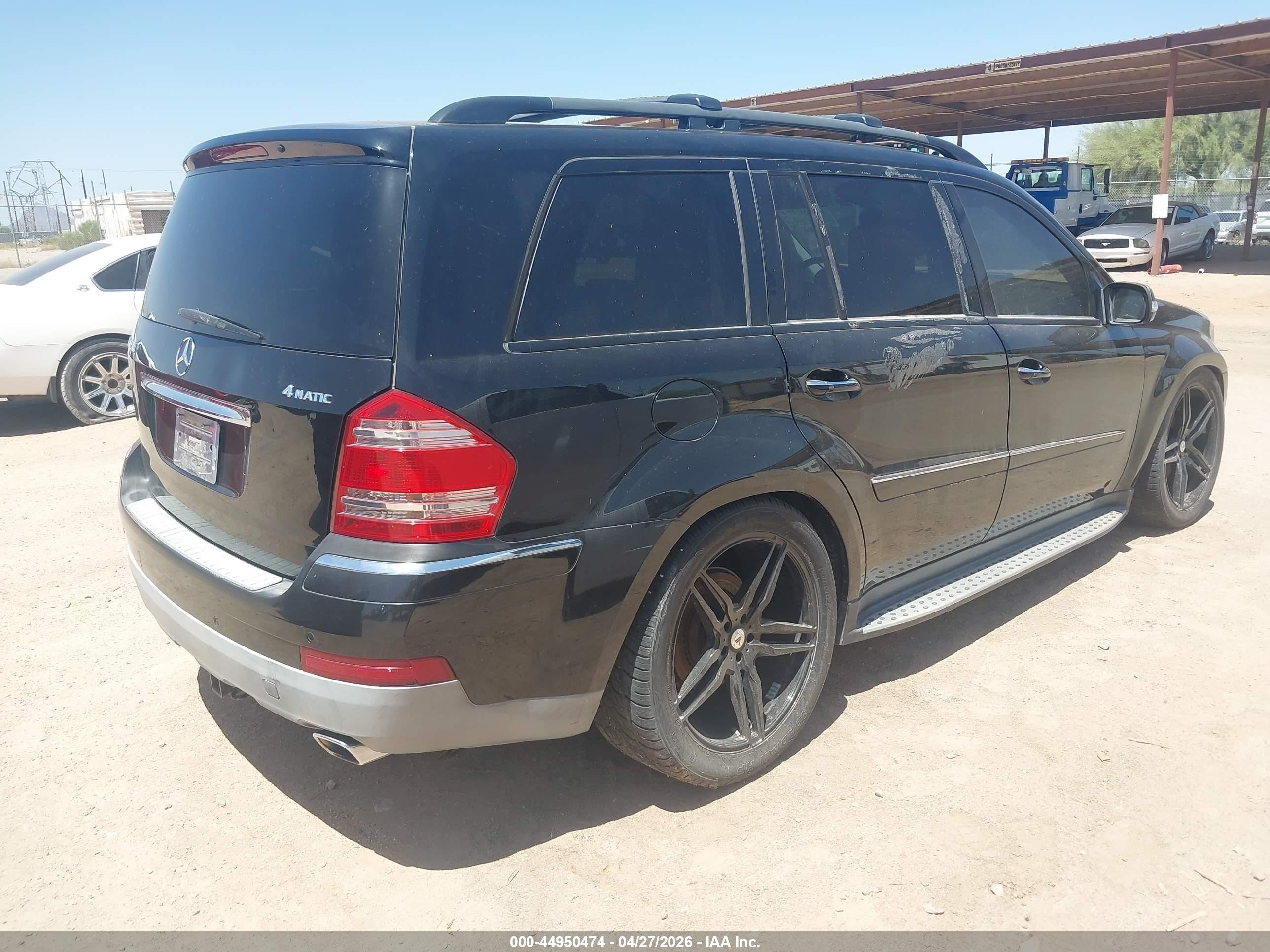 2008 Mercedes-benz Gl 450 4matic Black vin: 4JGBF71EX8A320406