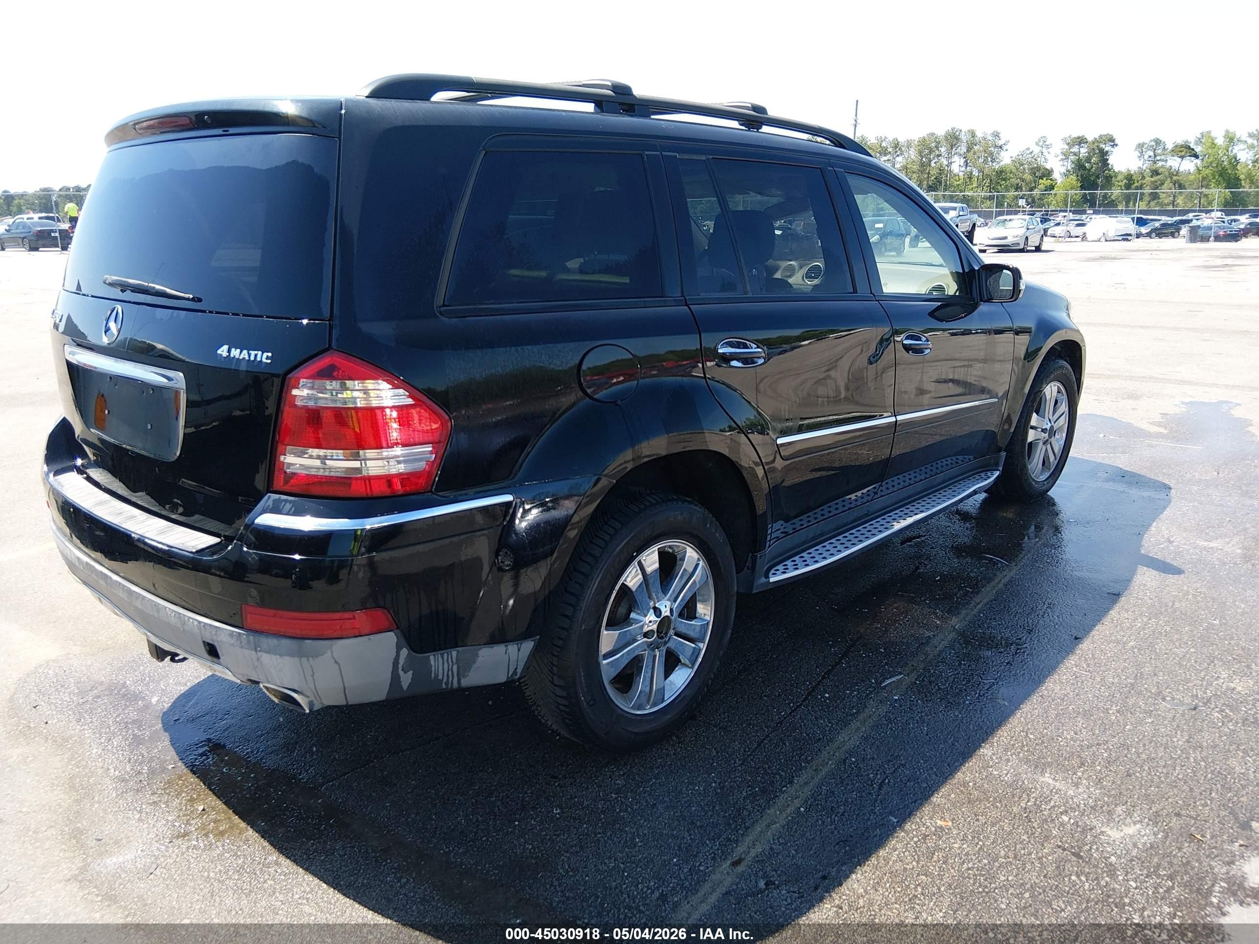 2008 Mercedes-benz Gl 450 4matic Черный vin: 4JGBF71EX8A378872