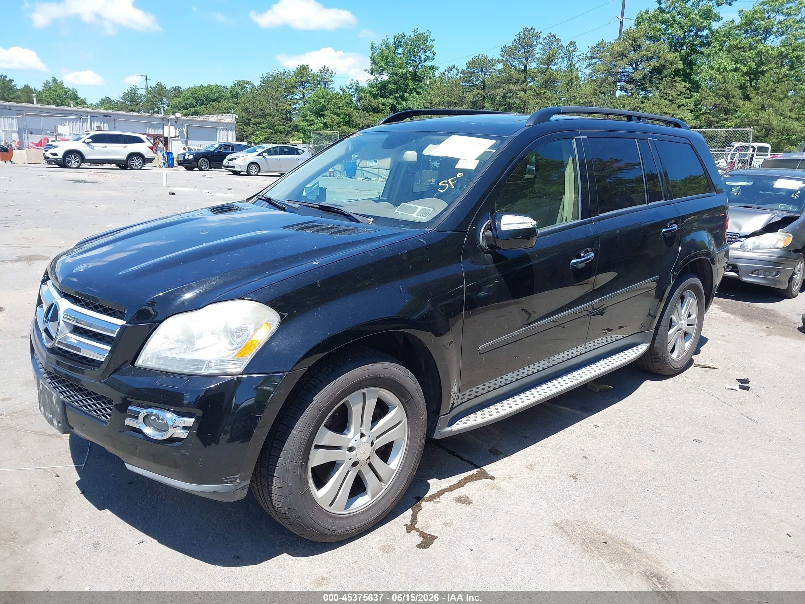 2009 Mercedes-benz Gl 450 4matic Black vin: 4JGBF71EX9A474339