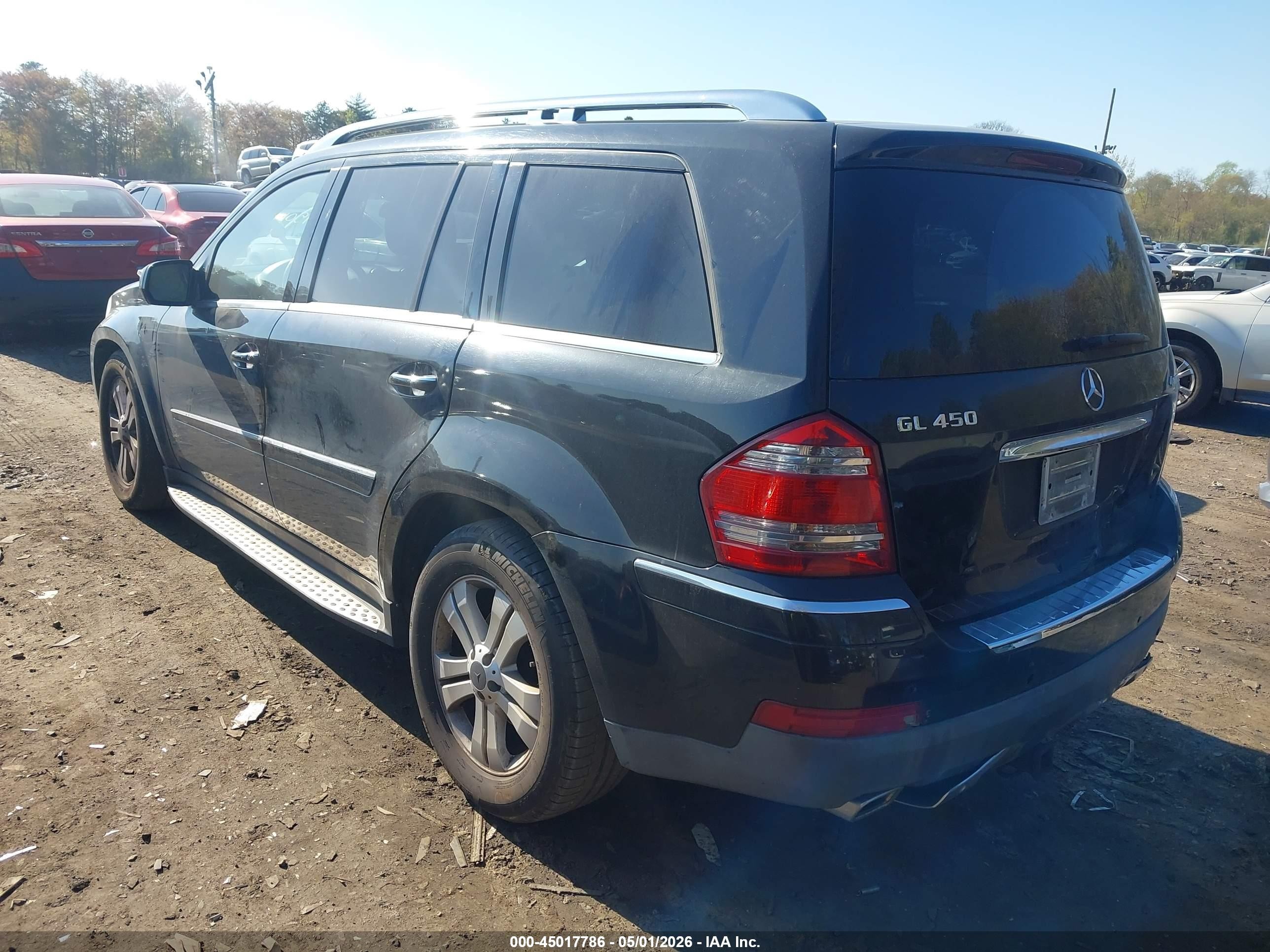 2009 Mercedes-benz Gl 450 4matic Black vin: 4JGBF71EX9A479895