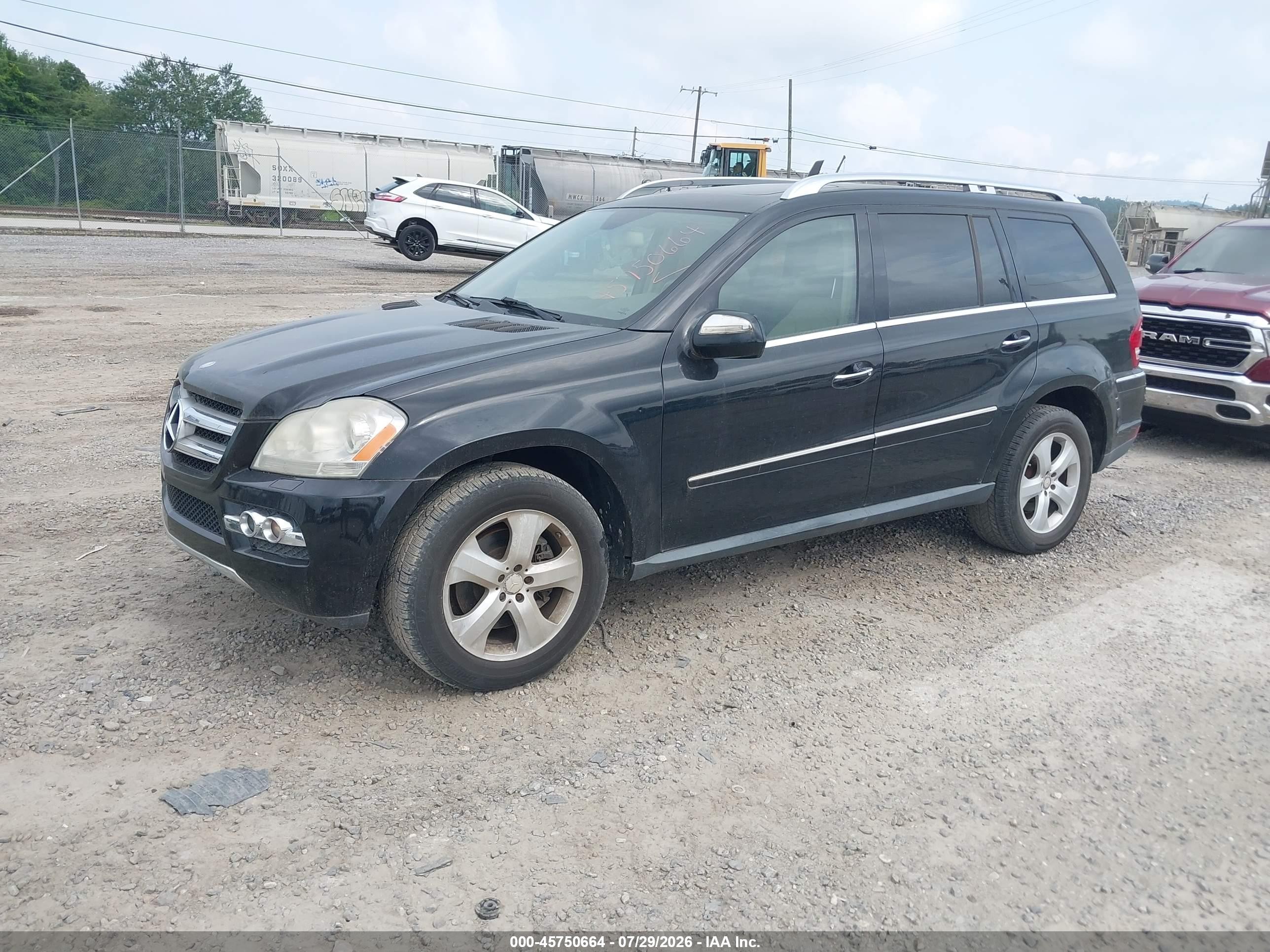 2010 Mercedes-benz Gl 450 4matic Black vin: 4JGBF7BE0AA542201