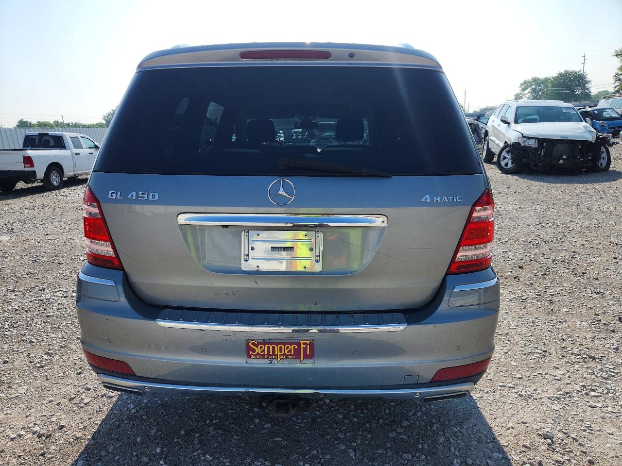2011 Mercedes-benz Gl 450 4matic Gray vin: 4JGBF7BE0BA742108