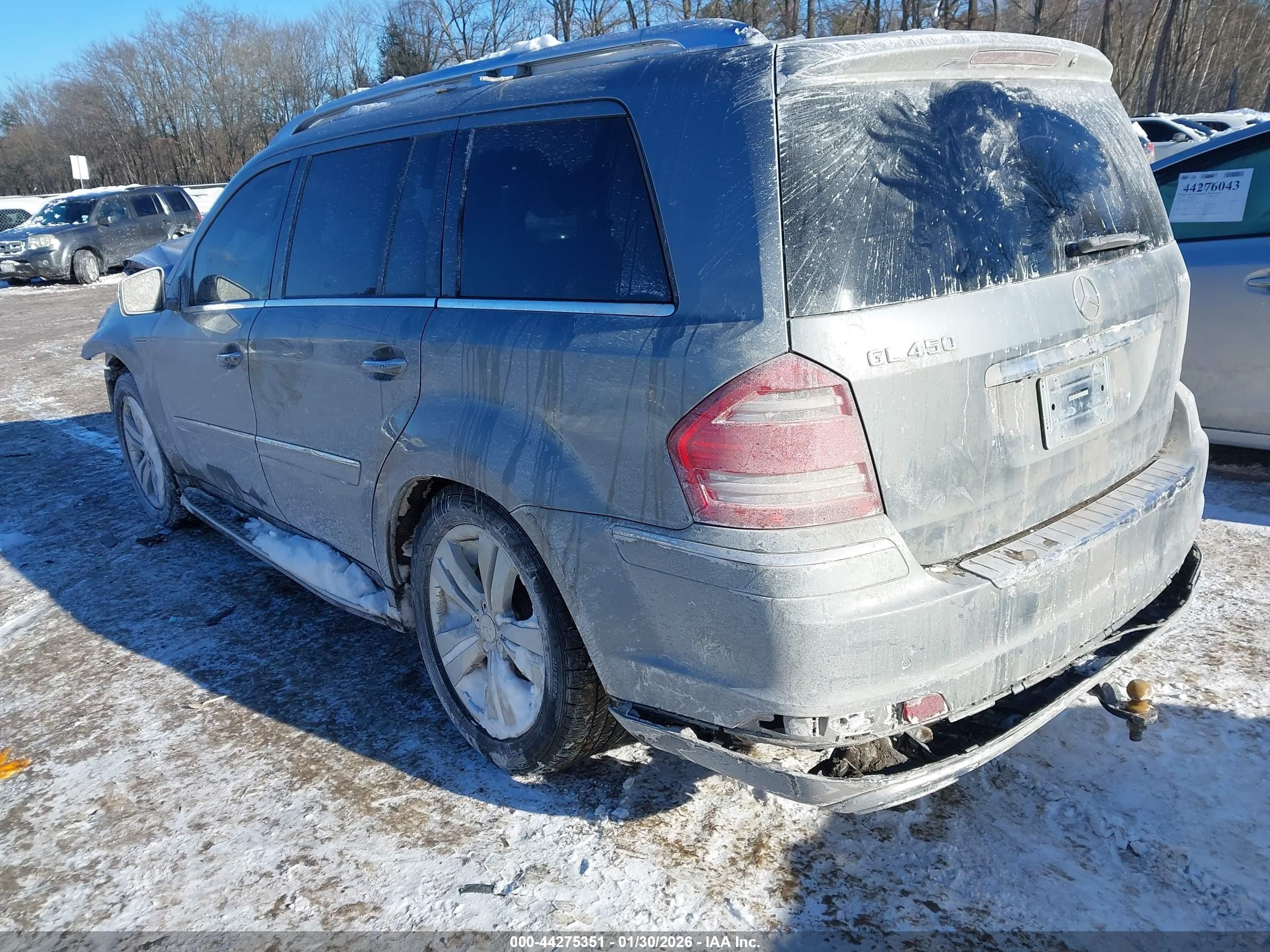 2011 Mercedes-benz Gl-class Gl 450 Gray vin: 4JGBF7BE1BA636346