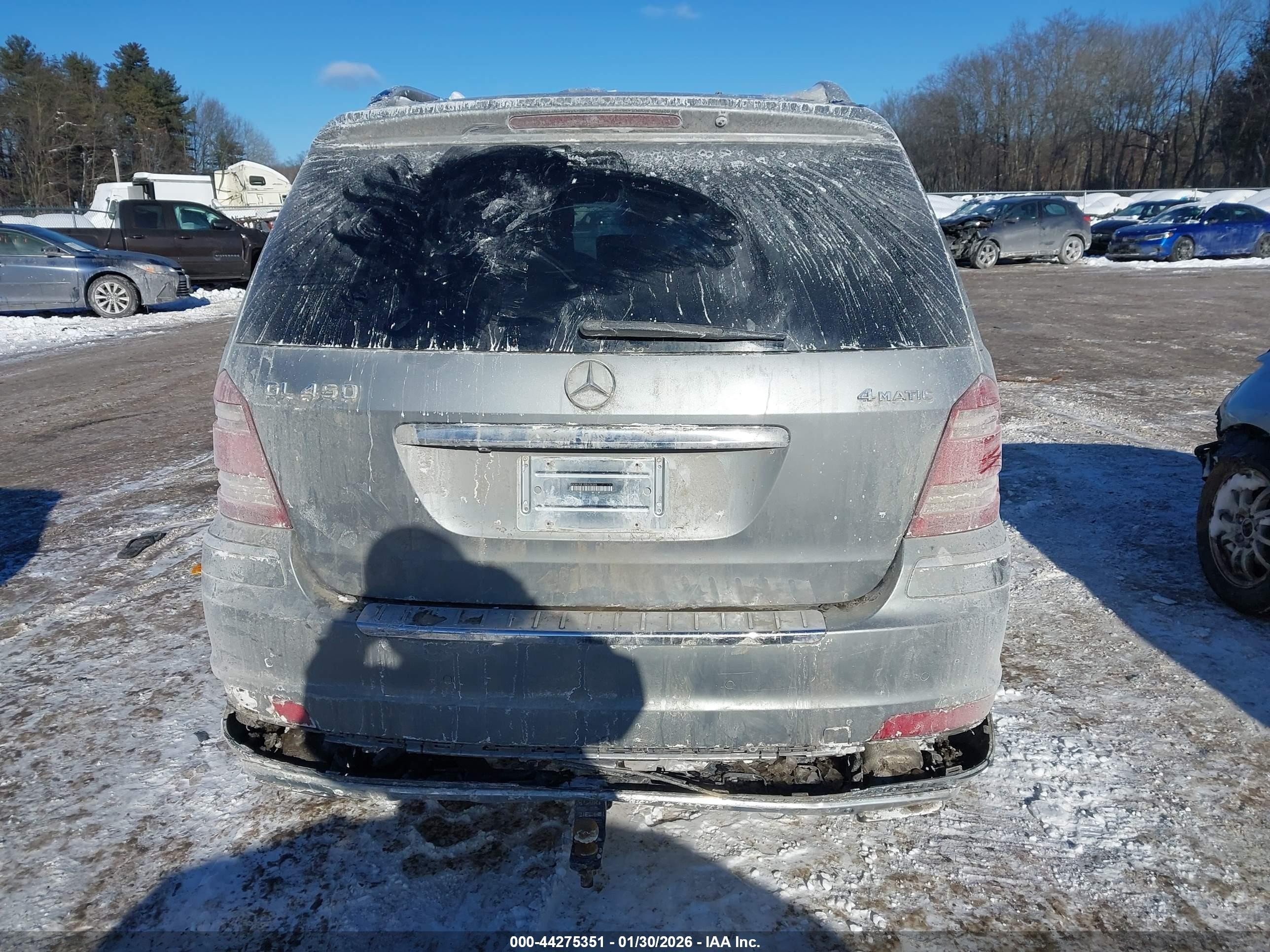 2011 Mercedes-benz Gl-class Gl 450 Gray vin: 4JGBF7BE1BA636346