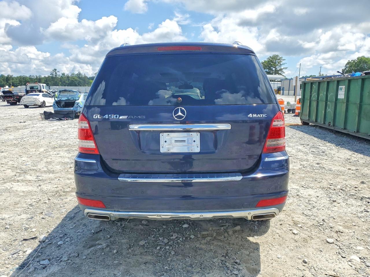 2011 Mercedes-benz Gl450 Синий vin: 4JGBF7BE1BA637643