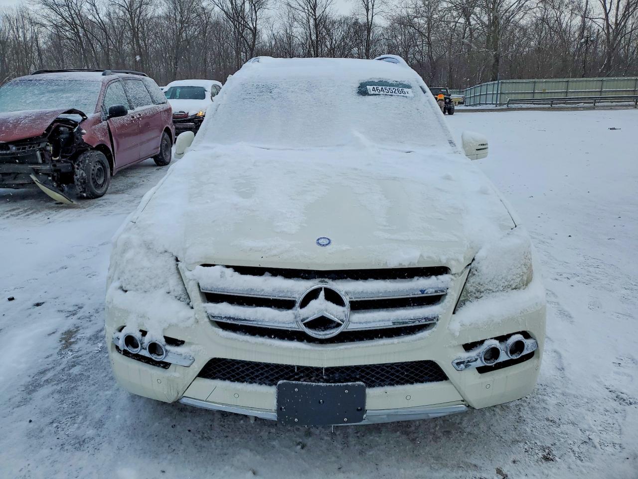 2011 Mercedes Benz Gl-class White vin: 4JGBF7BE1BA640266