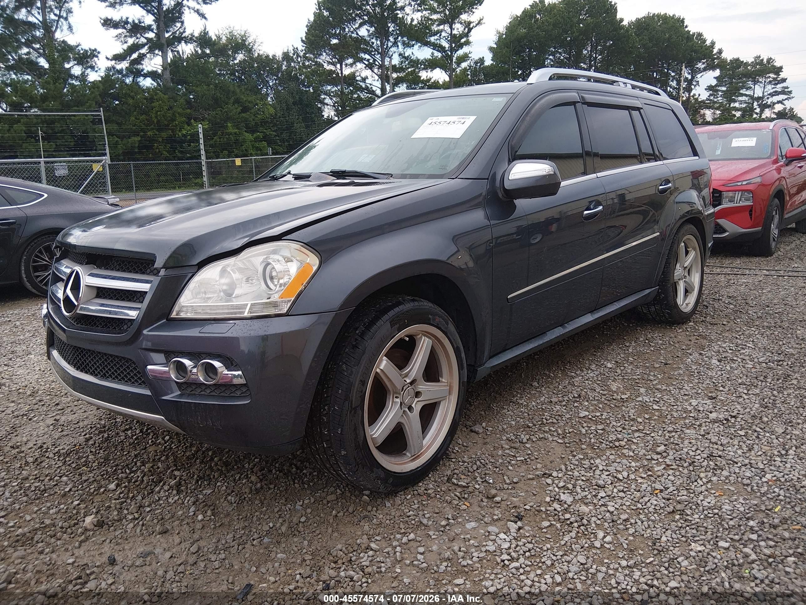 2010 Mercedes-benz Gl 450 4matic Gray vin: 4JGBF7BE2AA538151