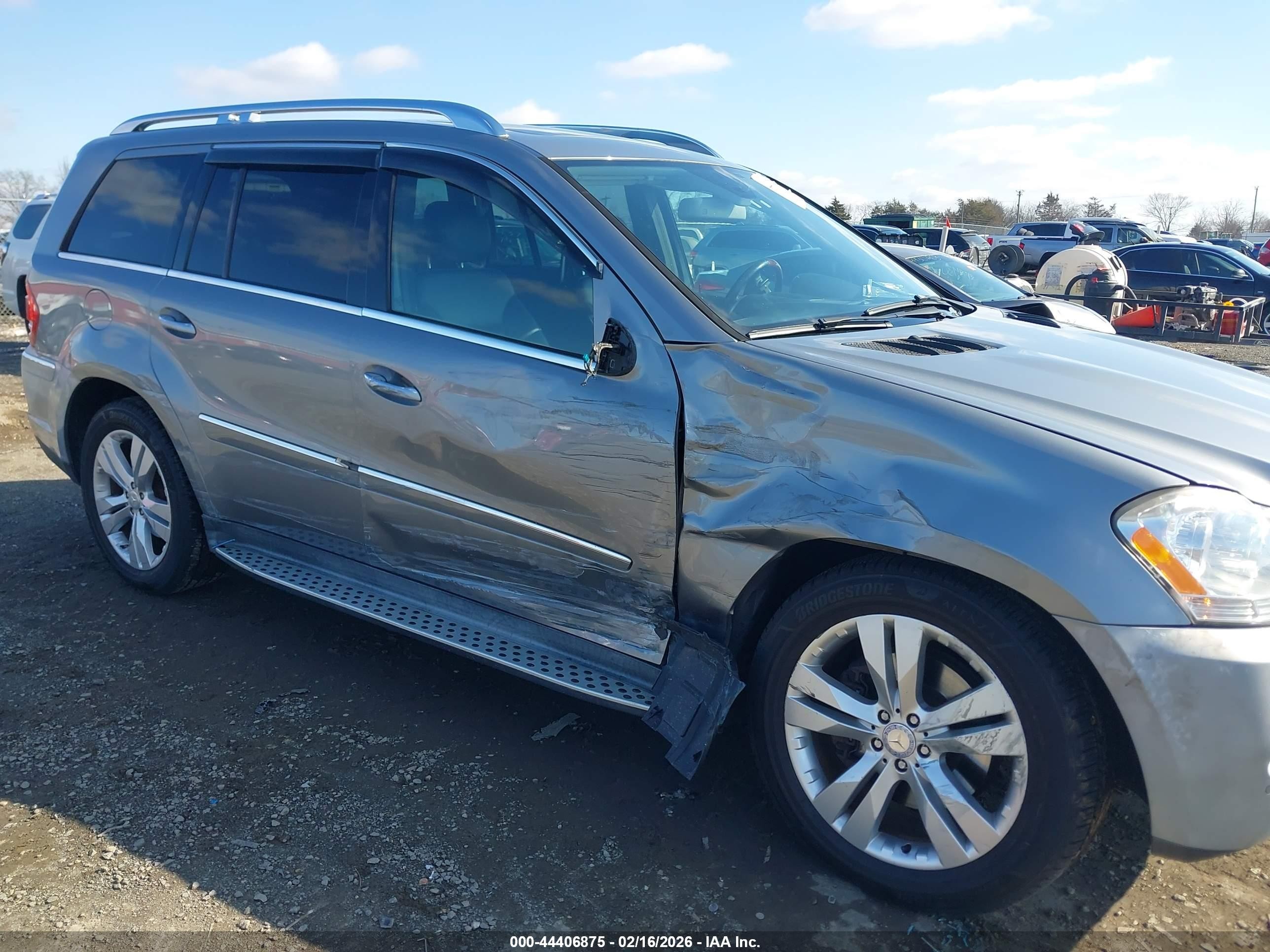 2010 Mercedes-benz Gl 450 4matic Серый vin: 4JGBF7BE2AA594543