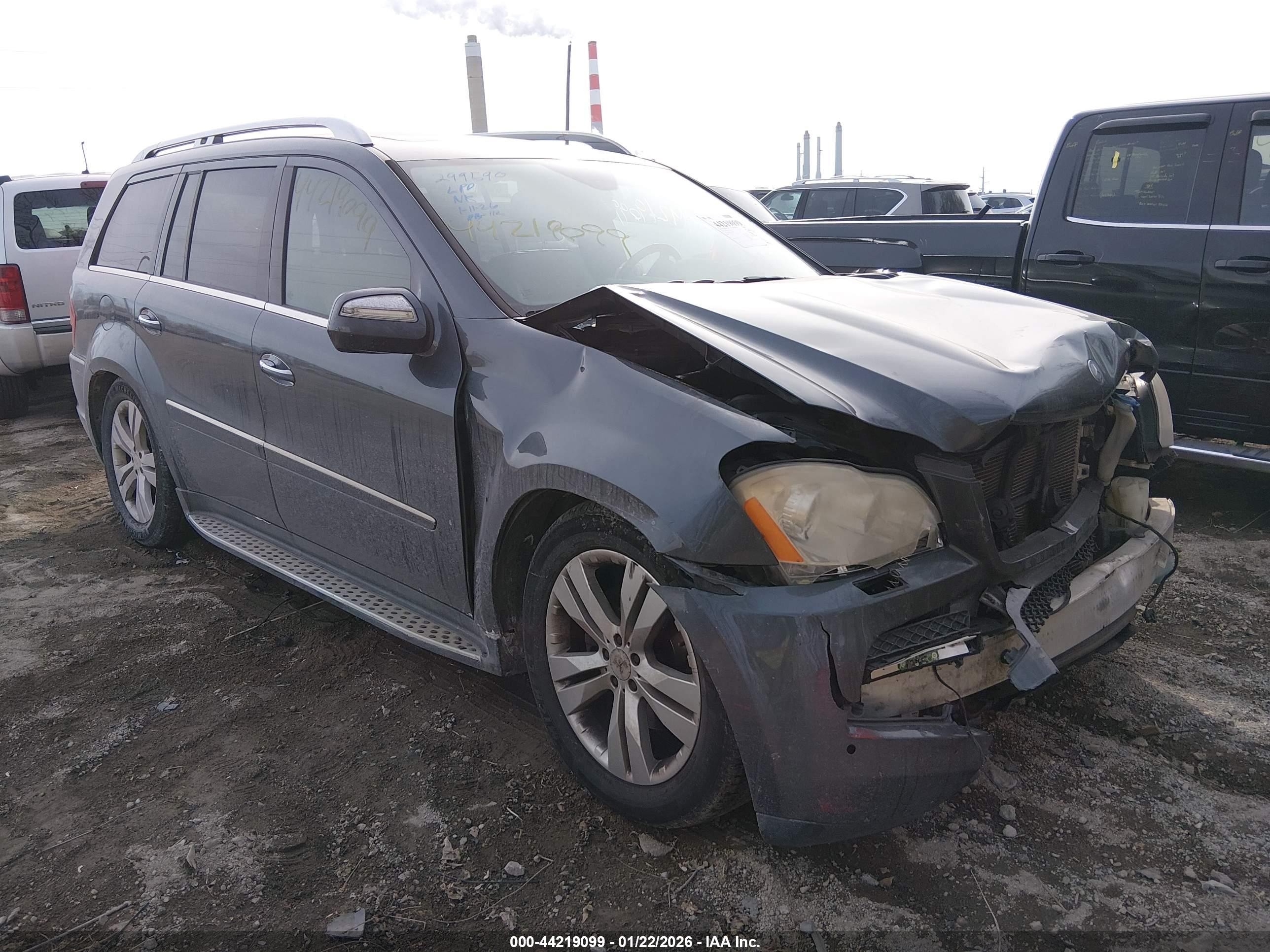 2010 Mercedes-benz Gl 450 4matic Серый vin: 4JGBF7BE2AA609901