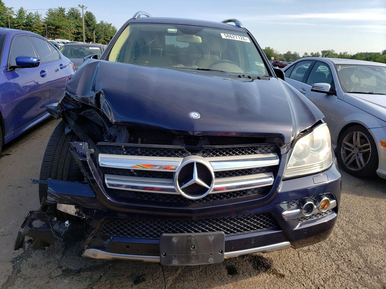 2011 Mercedes-benz Gl 450 4matic Blue vin: 4JGBF7BE2BA700958