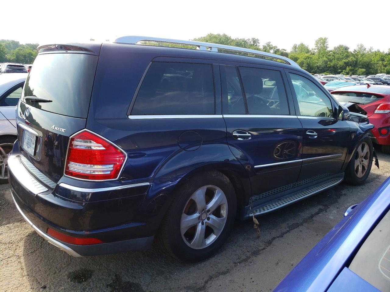 2011 Mercedes-benz Gl 450 4matic Blue vin: 4JGBF7BE2BA700958