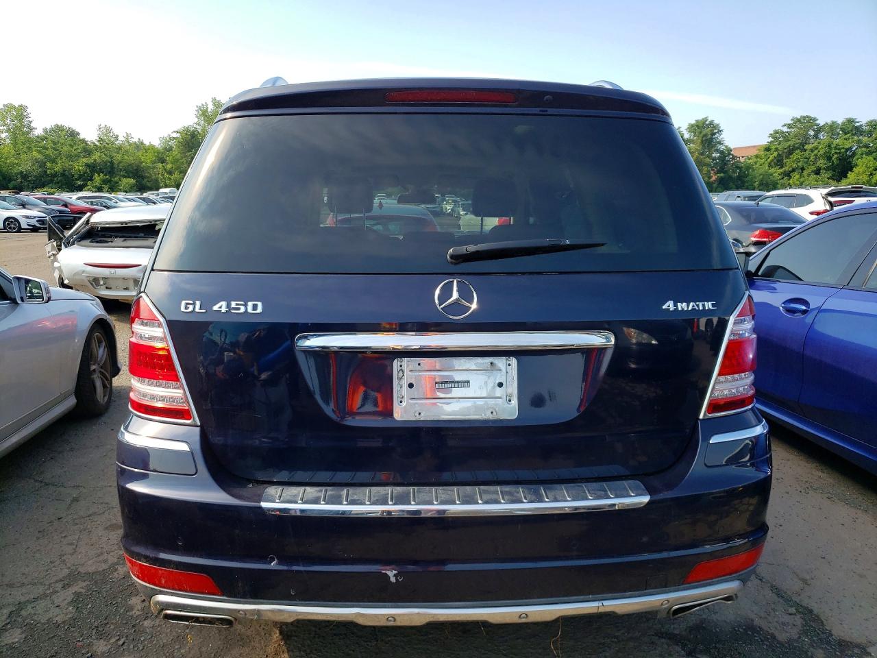 2011 Mercedes-benz Gl 450 4matic Blue vin: 4JGBF7BE2BA700958