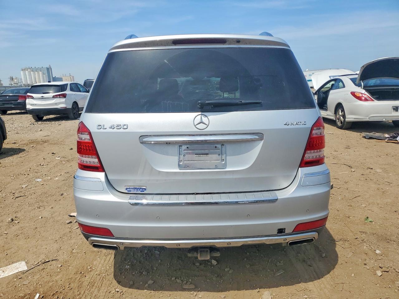 2012 Mercedes-benz Gl 450 4matic Silver vin: 4JGBF7BE2CA779744