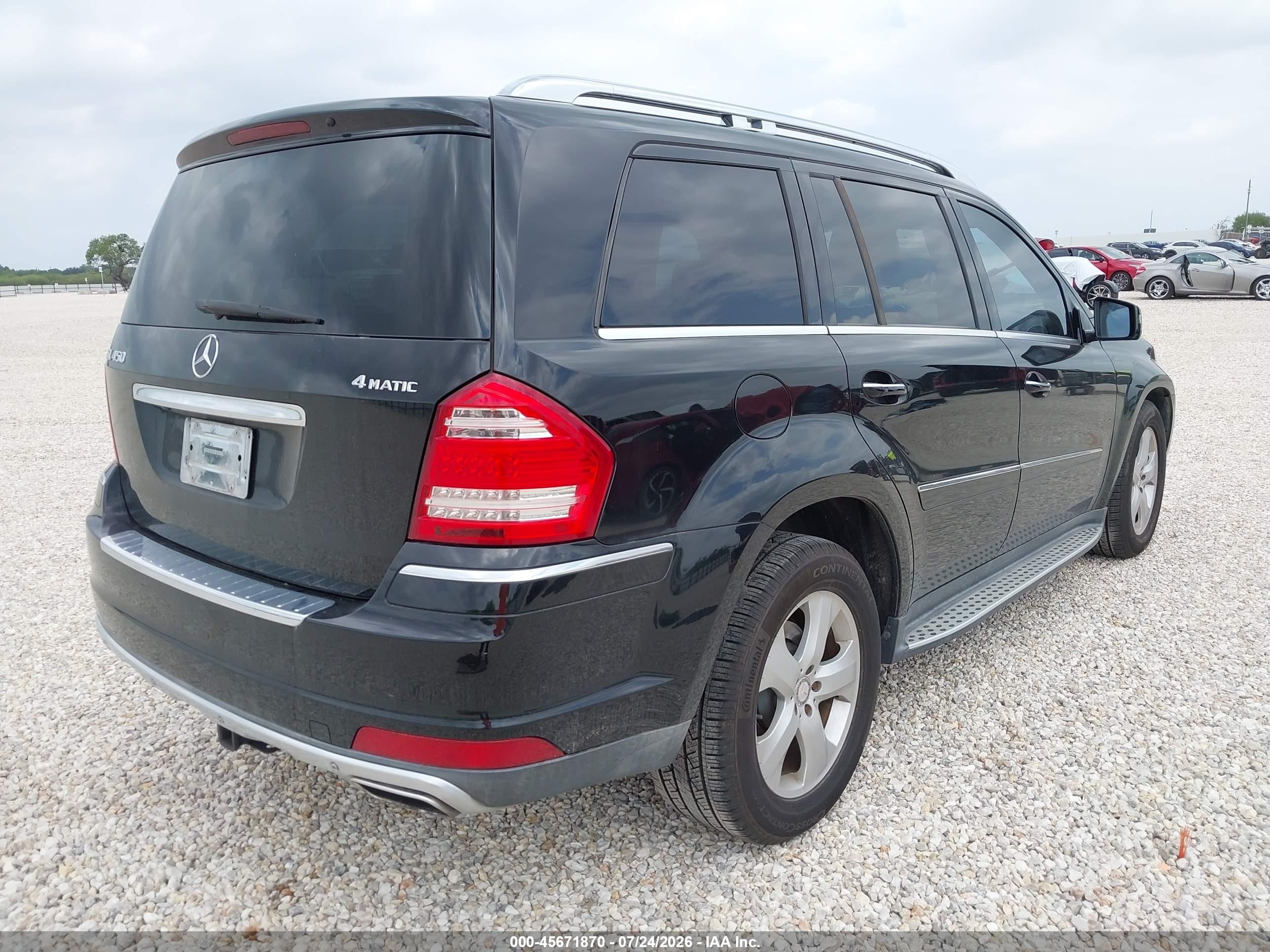 2012 Mercedes-benz Gl 450 4matic Black vin: 4JGBF7BE2CA781557