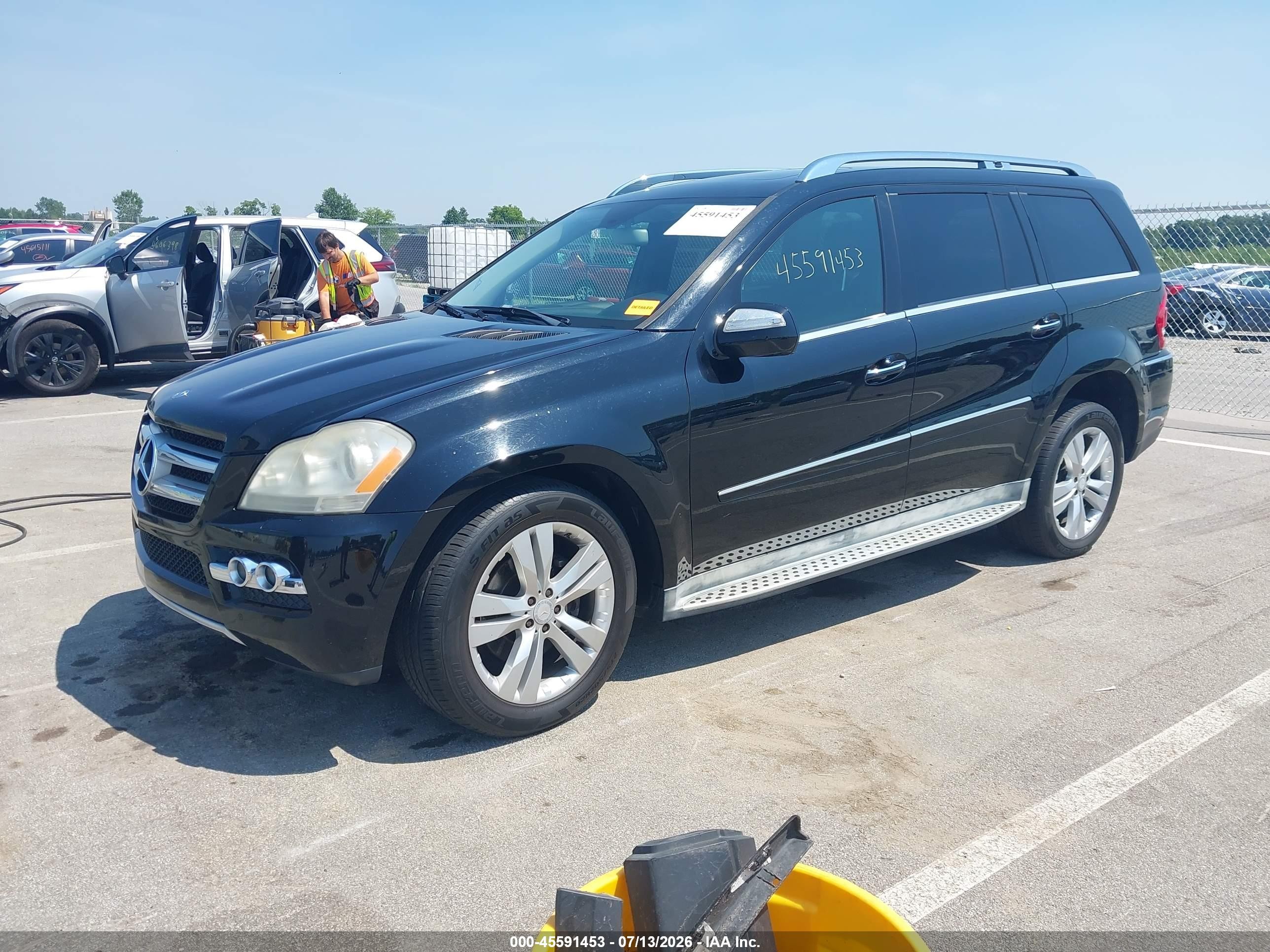 2010 Mercedes-benz Gl 450 4matic Black vin: 4JGBF7BE3AA588976