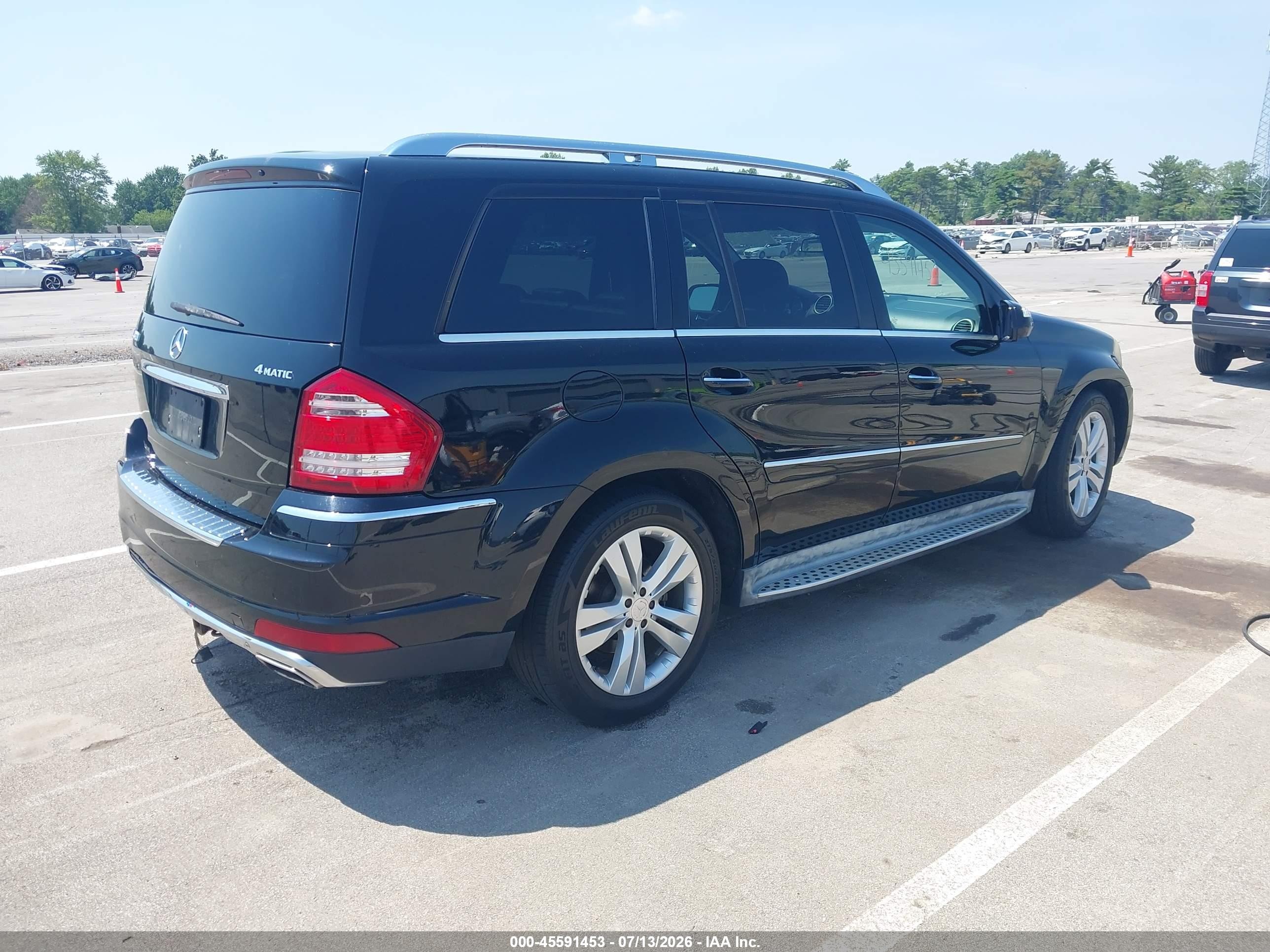 2010 Mercedes-benz Gl 450 4matic Black vin: 4JGBF7BE3AA588976