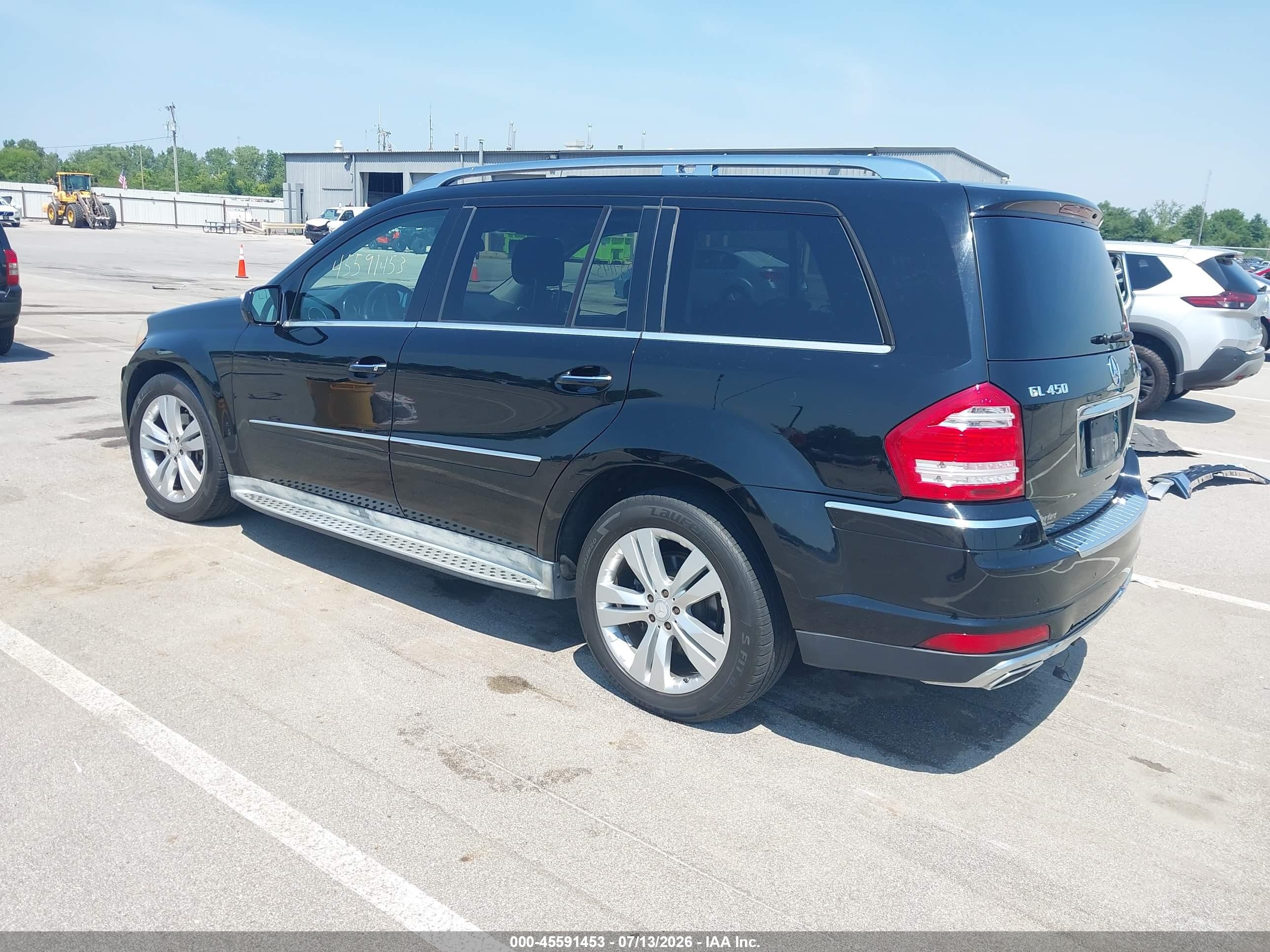 2010 Mercedes-benz Gl 450 4matic Black vin: 4JGBF7BE3AA588976