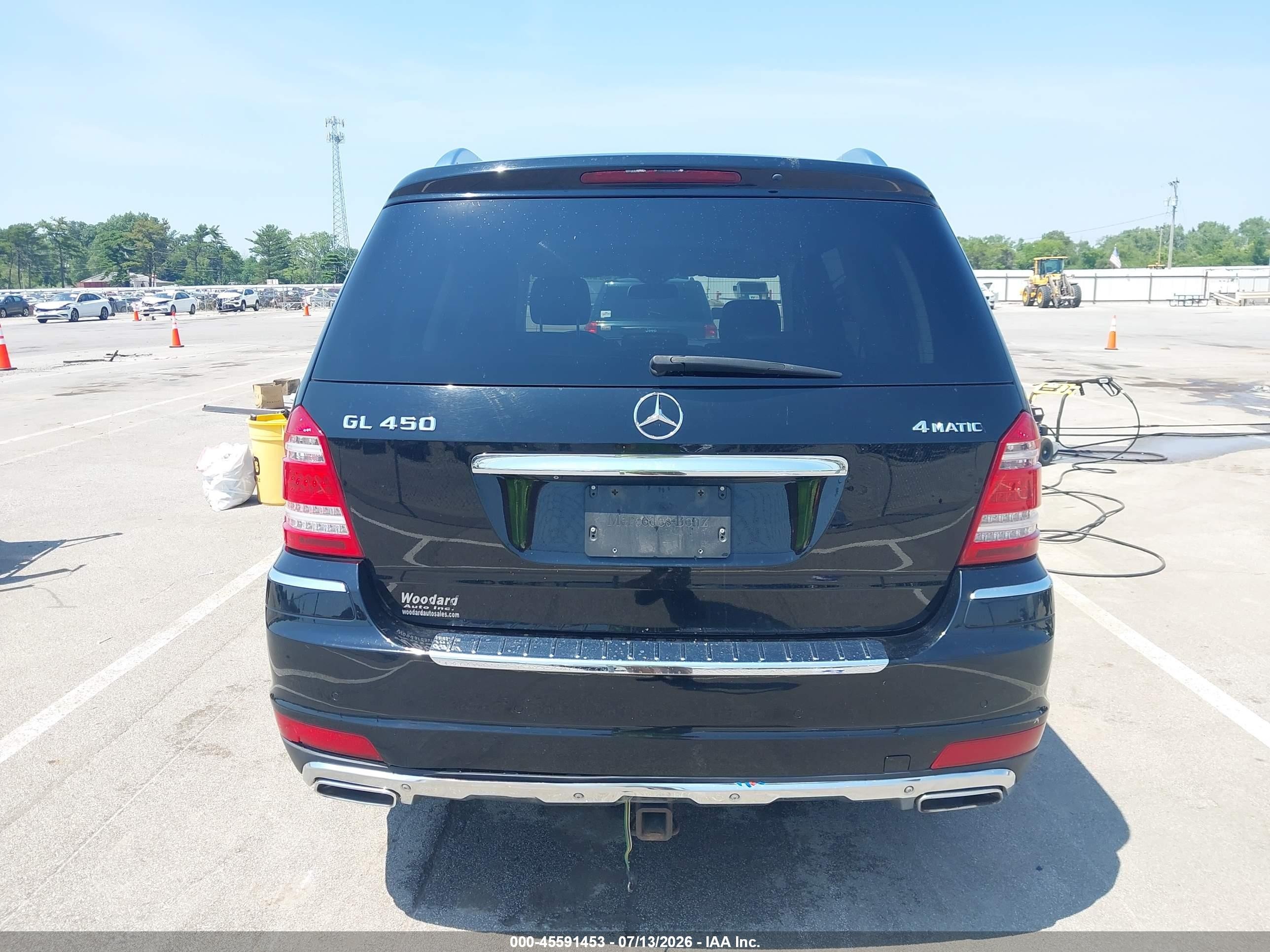2010 Mercedes-benz Gl 450 4matic Black vin: 4JGBF7BE3AA588976
