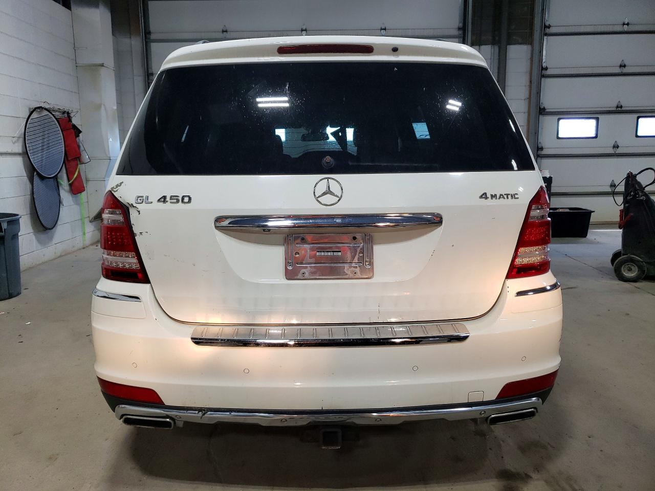 2011 Mercedes-benz Gl 450 4matic White vin: 4JGBF7BE3BA715324