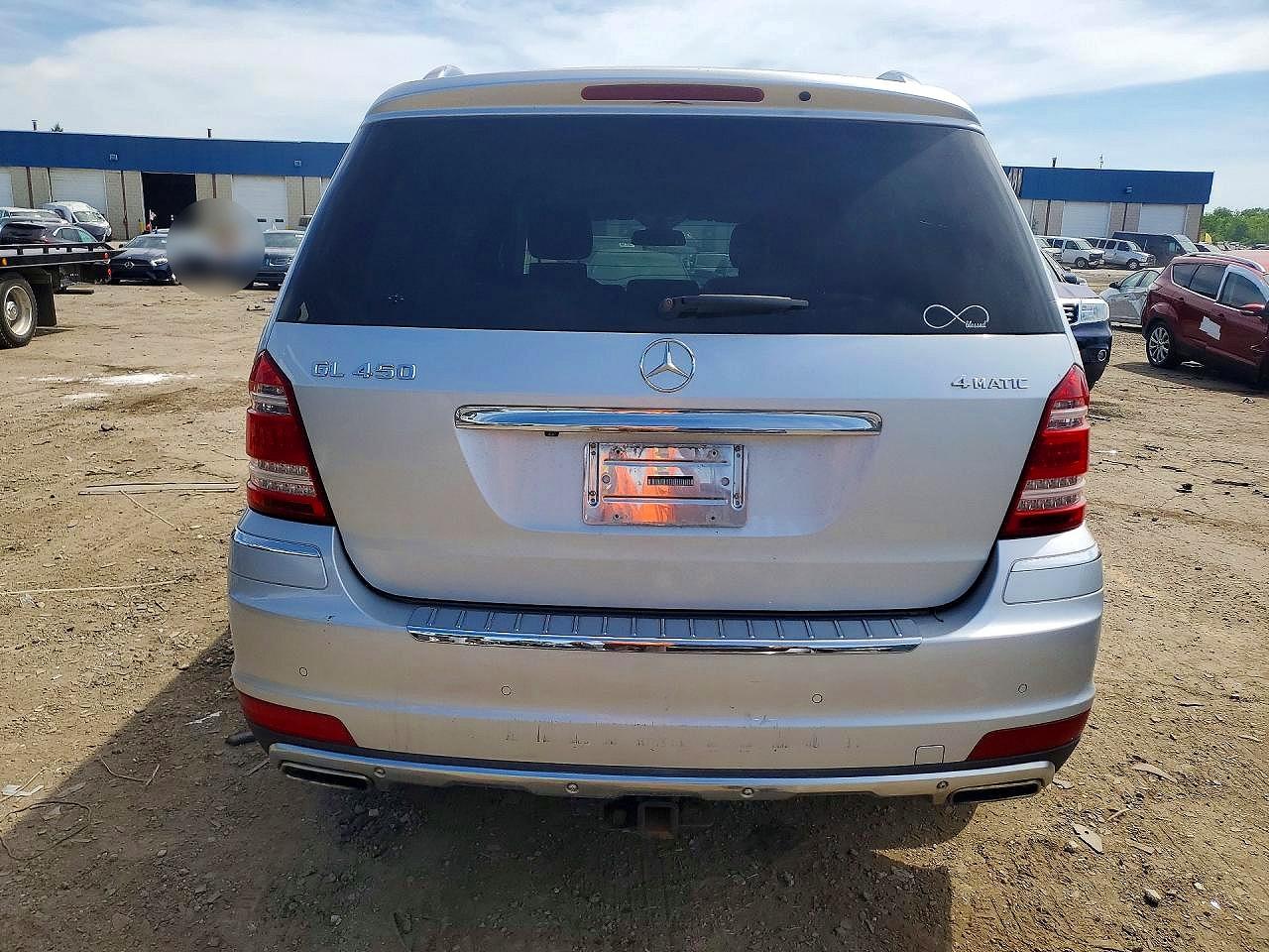 2012 Mercedes-benz Gl 450 4matic Silver vin: 4JGBF7BE3CA799744