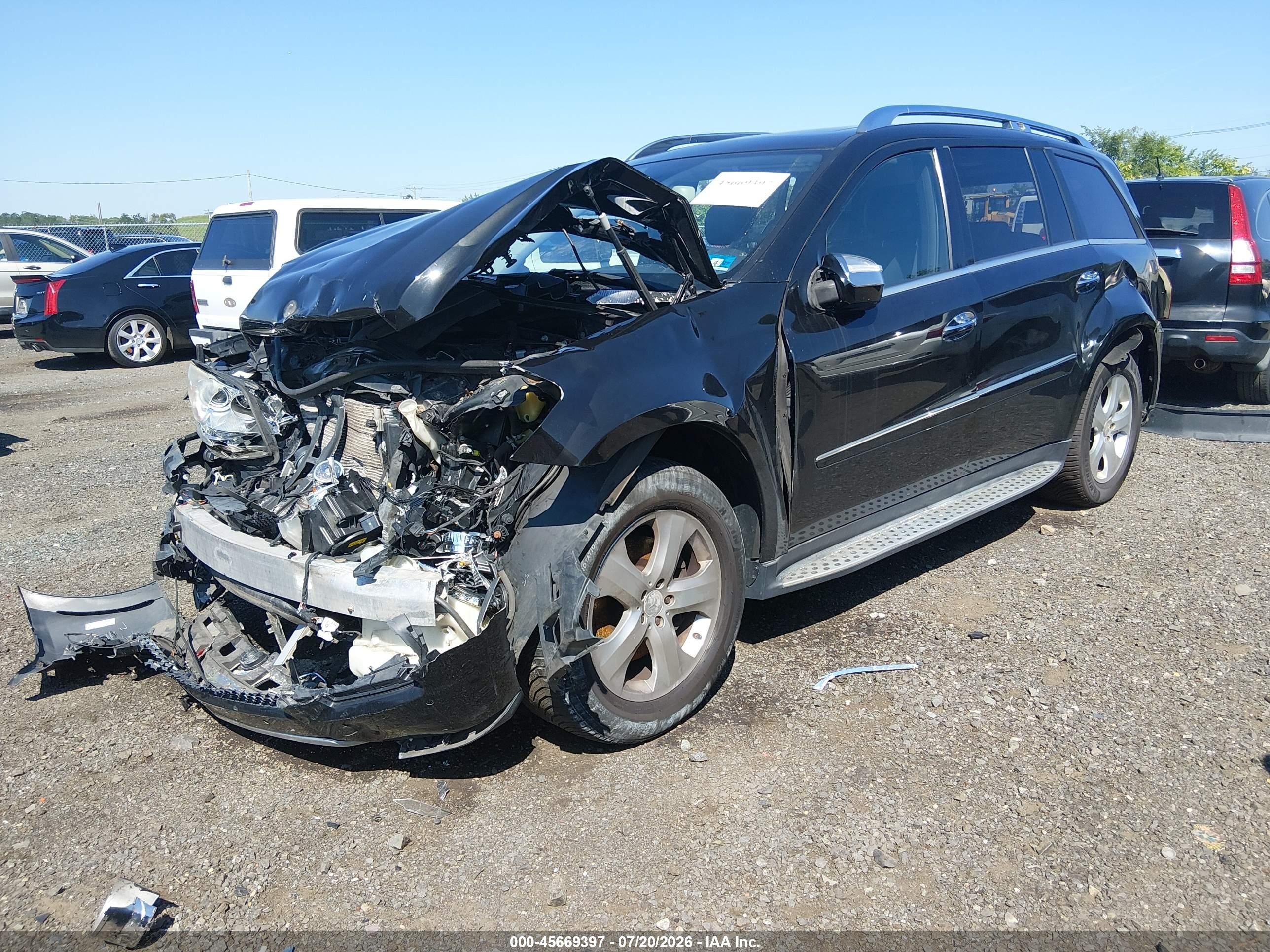2010 Mercedes-benz Gl 450 4matic Black vin: 4JGBF7BE4AA603596