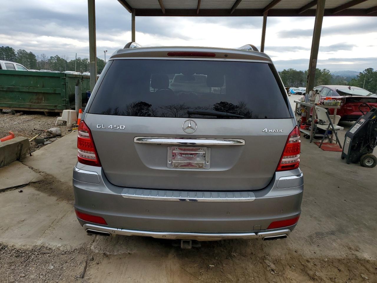 2011 Mercedes-benz Gl 450 4matic Silver vin: 4JGBF7BE4BA660091