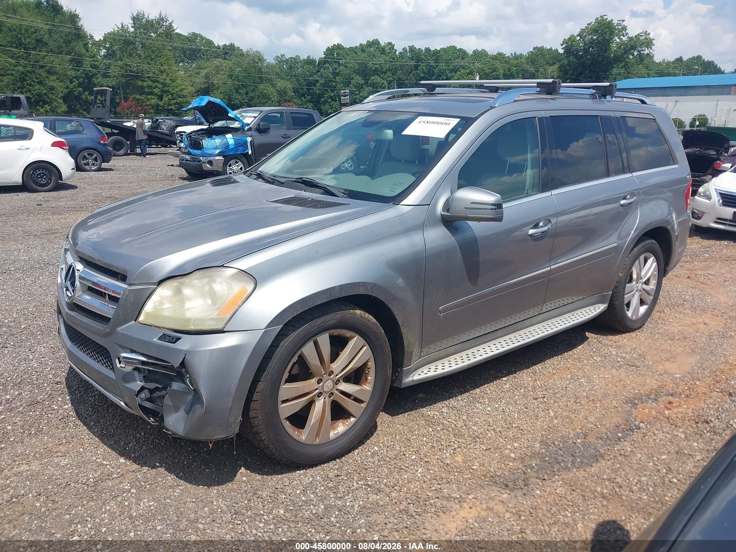 2011 Mercedes-benz Gl 450 4matic Серебряный vin: 4JGBF7BE4BA675156