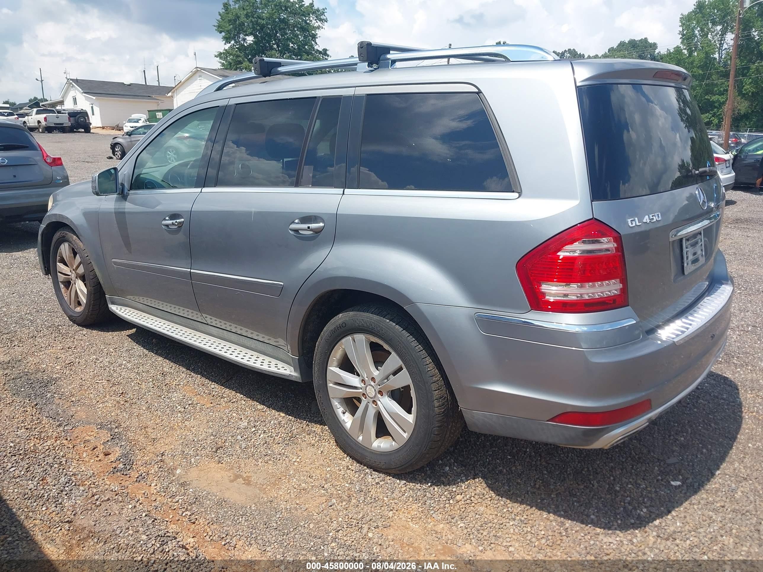 2011 Mercedes-benz Gl 450 4matic Серебряный vin: 4JGBF7BE4BA675156