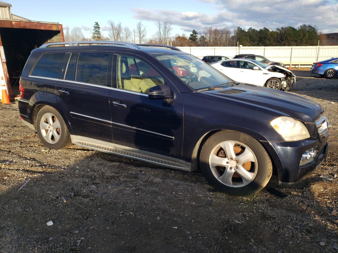 2011 Mercedes-benz Gl 450 4matic Blue vin: 4JGBF7BE5BA630419