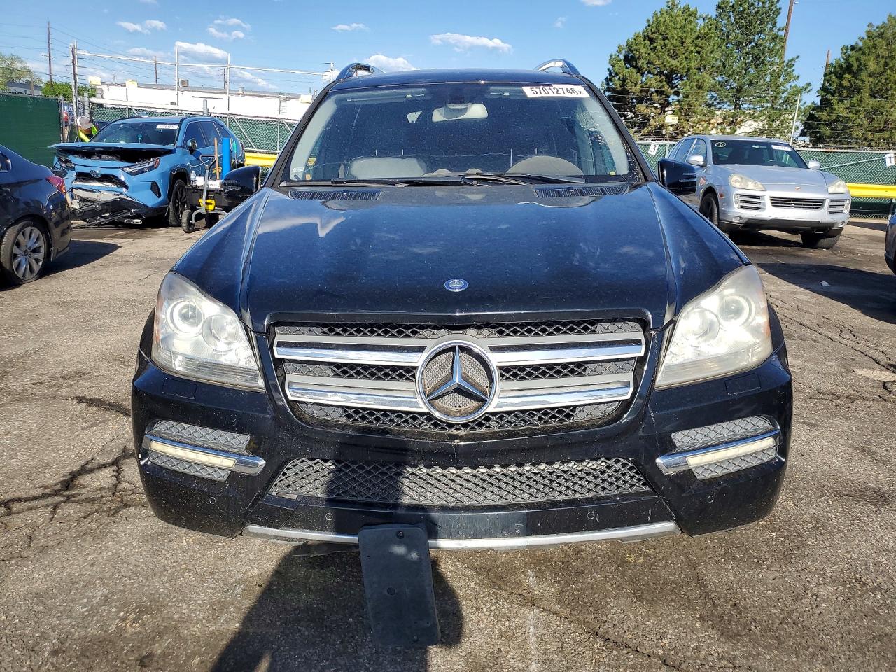 2012 Mercedes-benz Gl 450 4matic Черный vin: 4JGBF7BE5CA778622