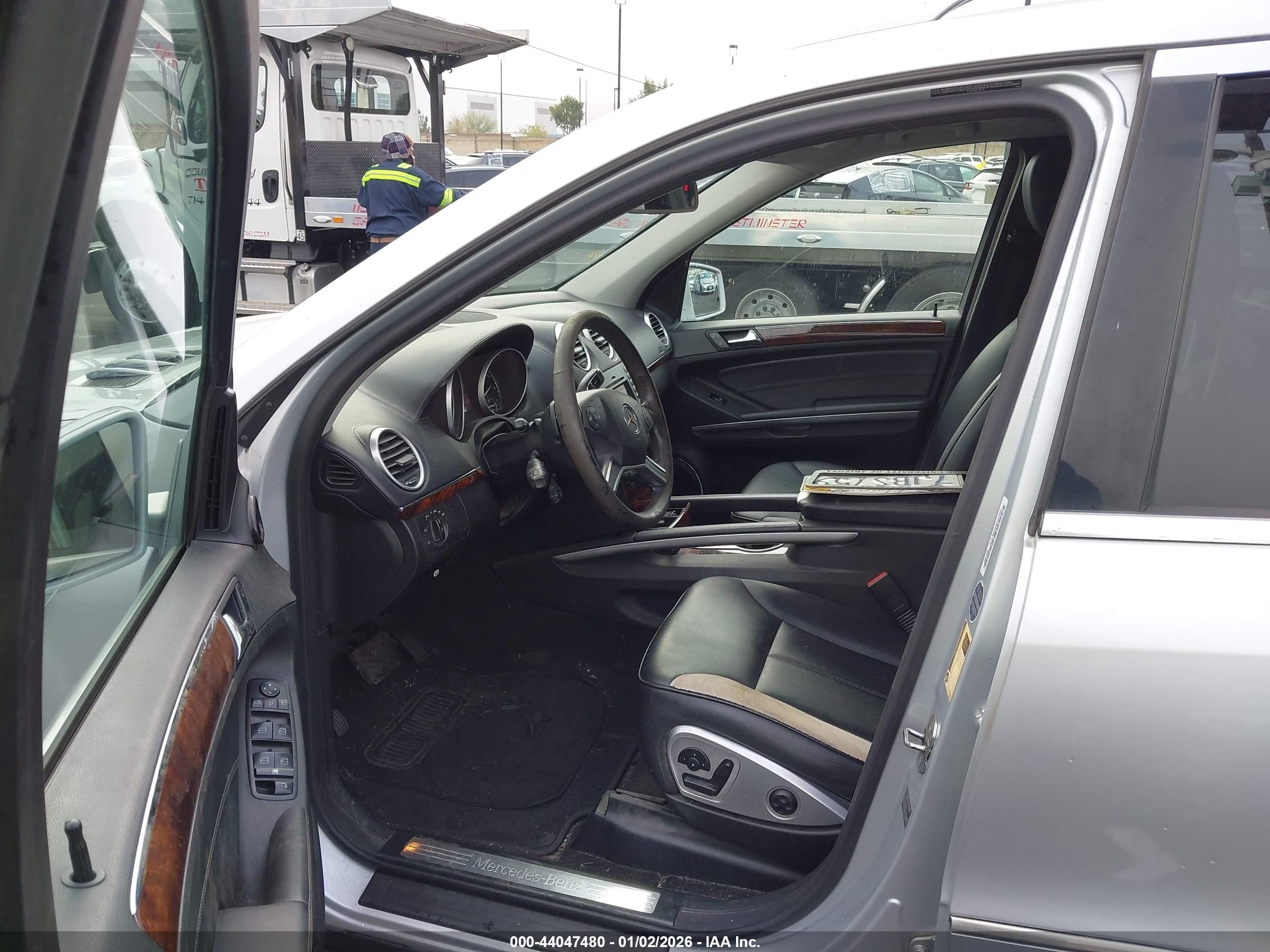 2012 Mercedes-benz Gl 450 4matic Silver vin: 4JGBF7BE5CA784159