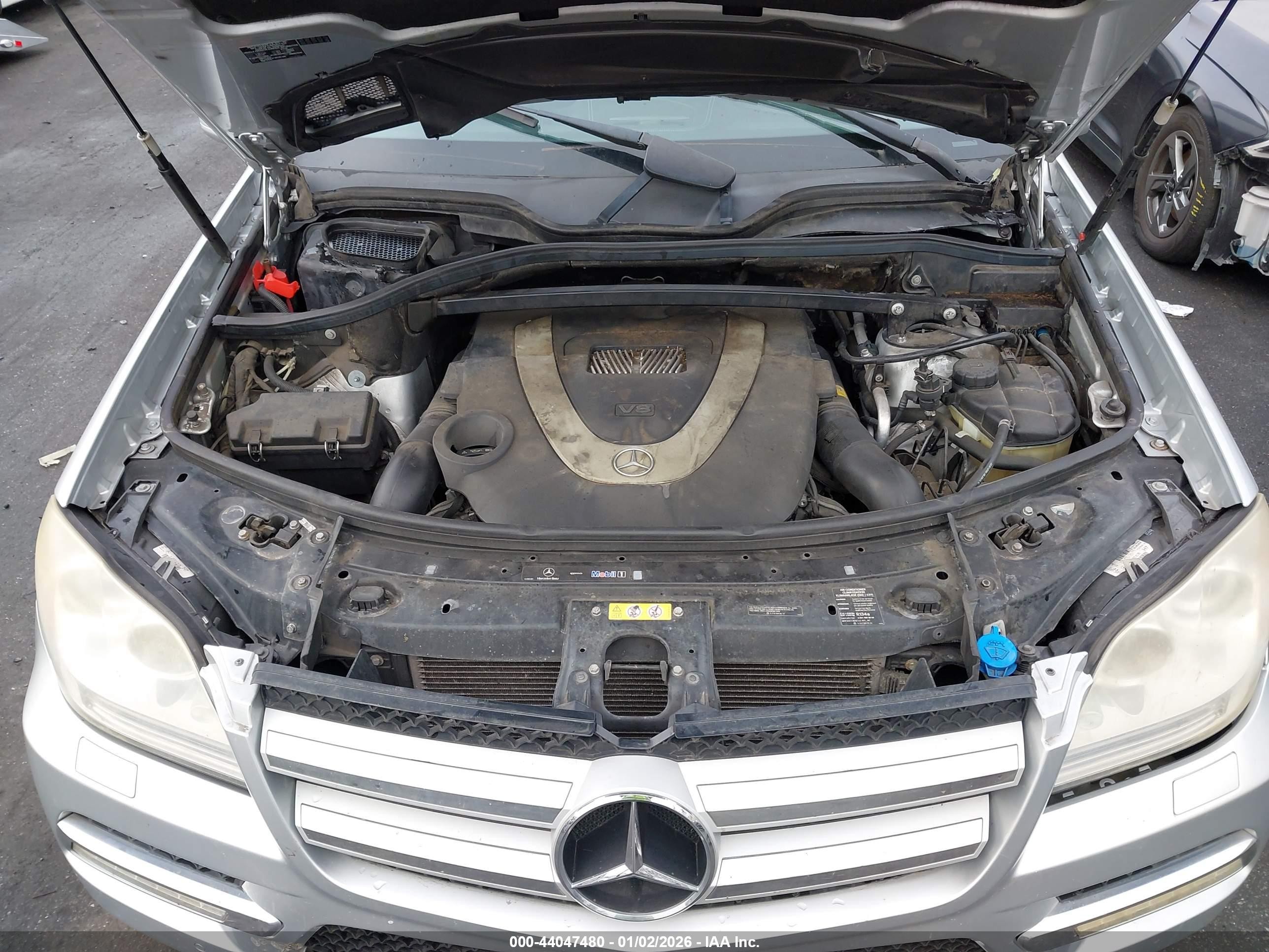 2012 Mercedes-benz Gl 450 4matic Silver vin: 4JGBF7BE5CA784159