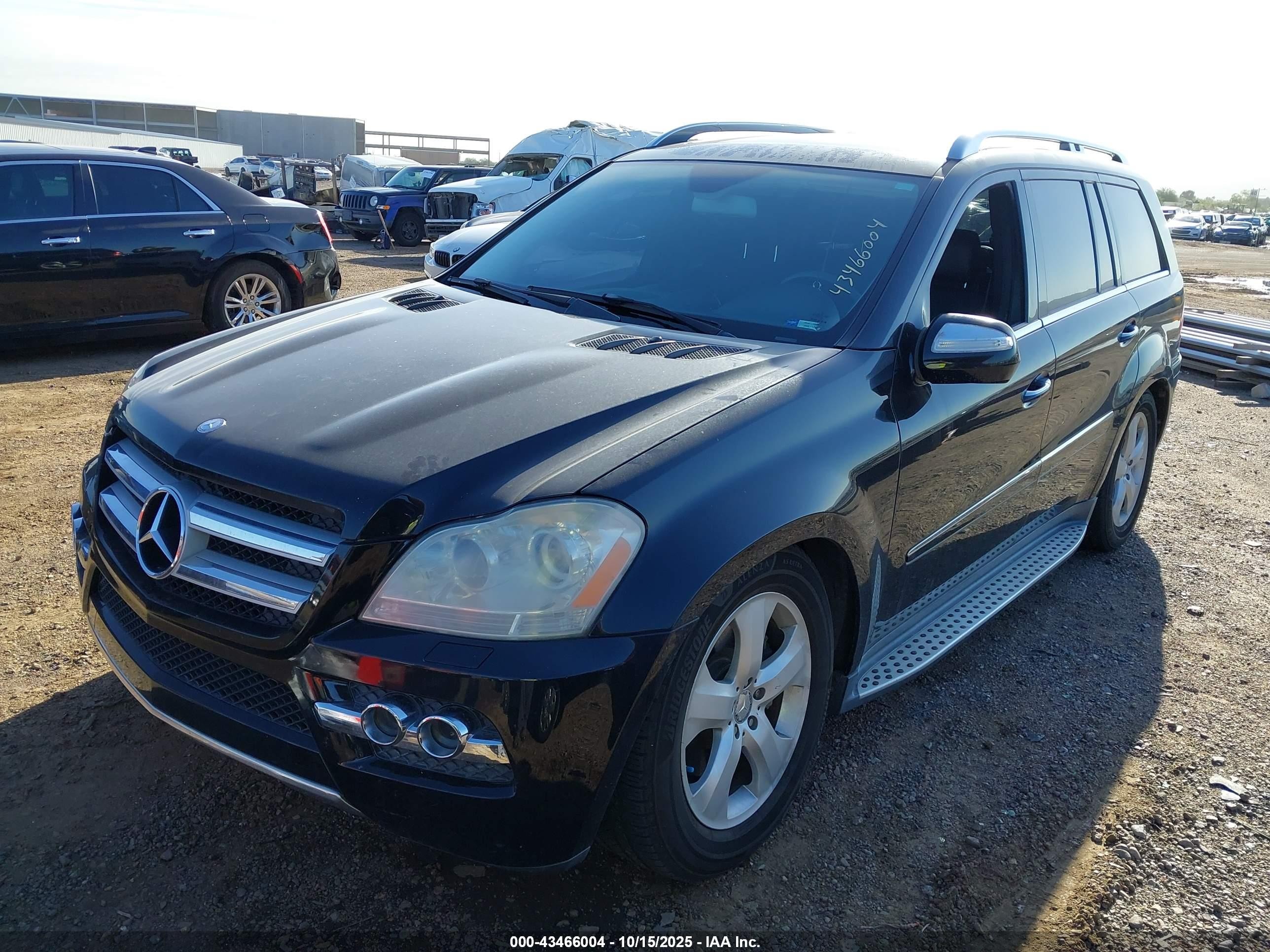 2010 Mercedes-benz Gl 450 4matic Черный vin: 4JGBF7BE6AA534572