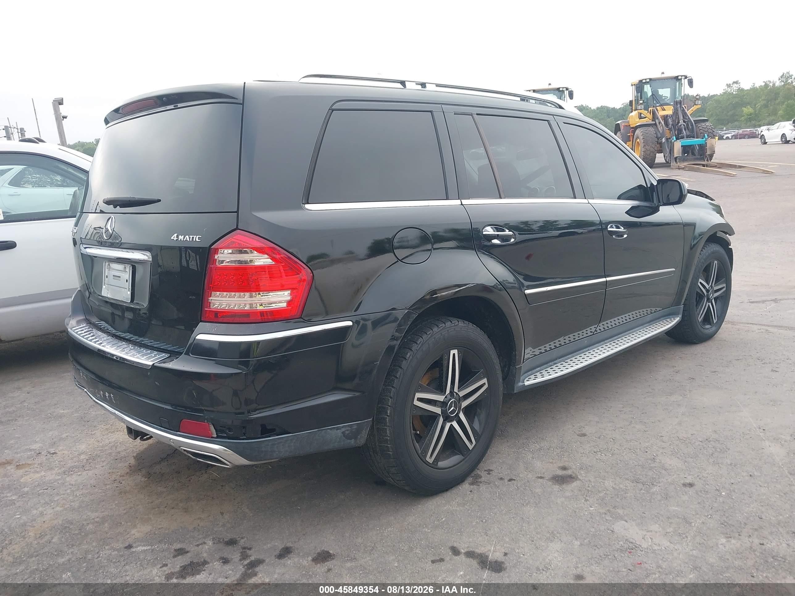 2010 Mercedes-benz Gl 450 4matic Black vin: 4JGBF7BE6AA535673