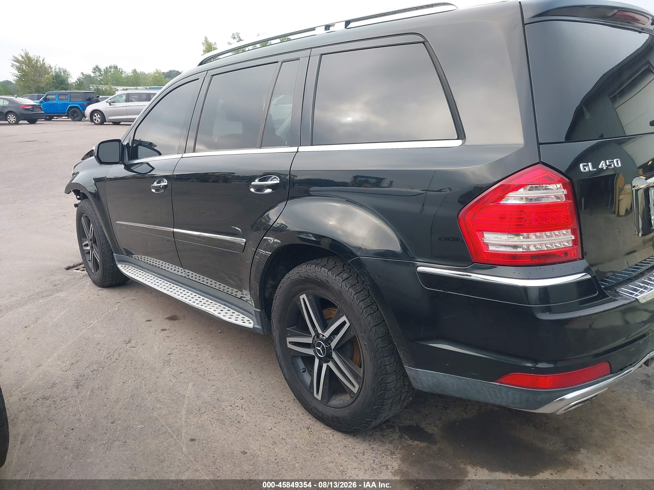 2010 Mercedes-benz Gl 450 4matic Black vin: 4JGBF7BE6AA535673