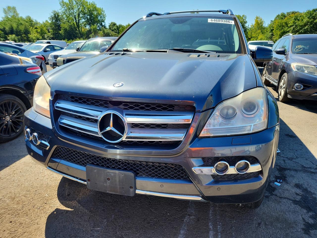 2011 Mercedes-benz Gl 450 4matic Серый vin: 4JGBF7BE6BA644779