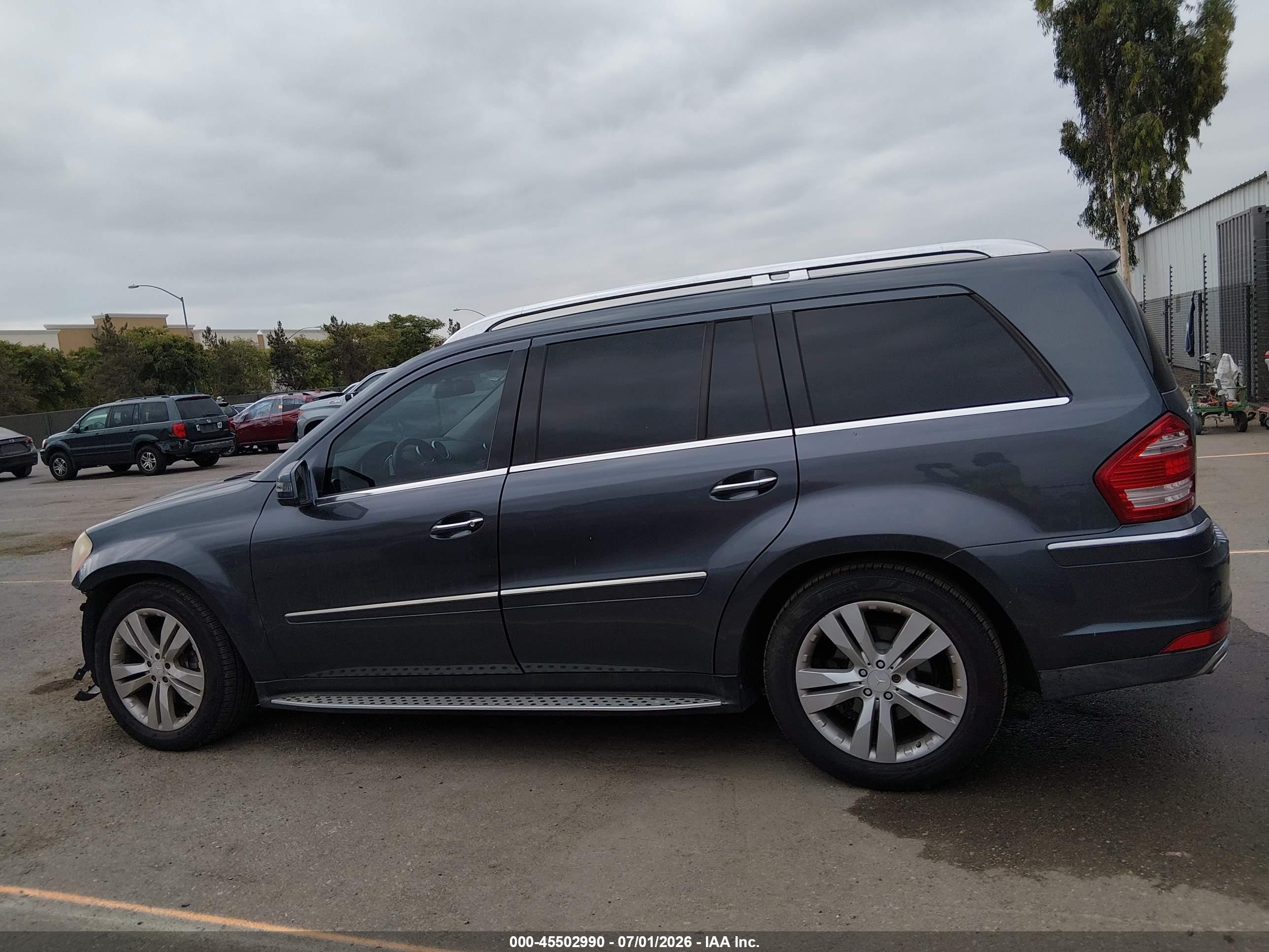 2011 Mercedes-benz Gl 450 4matic Gray vin: 4JGBF7BE6BA734322