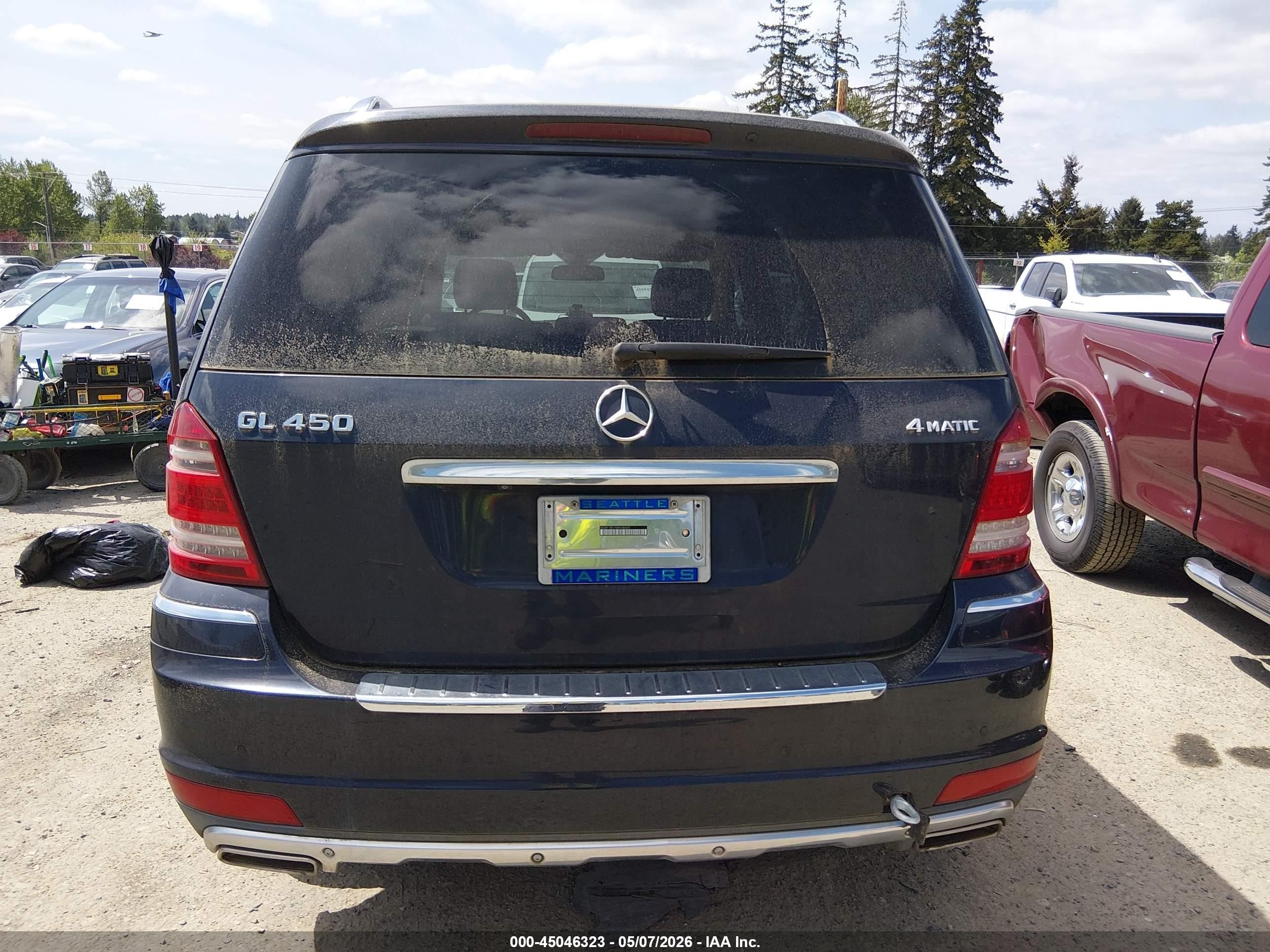 2010 Mercedes-benz Gl 450 4matic Синий vin: 4JGBF7BE7AA538405