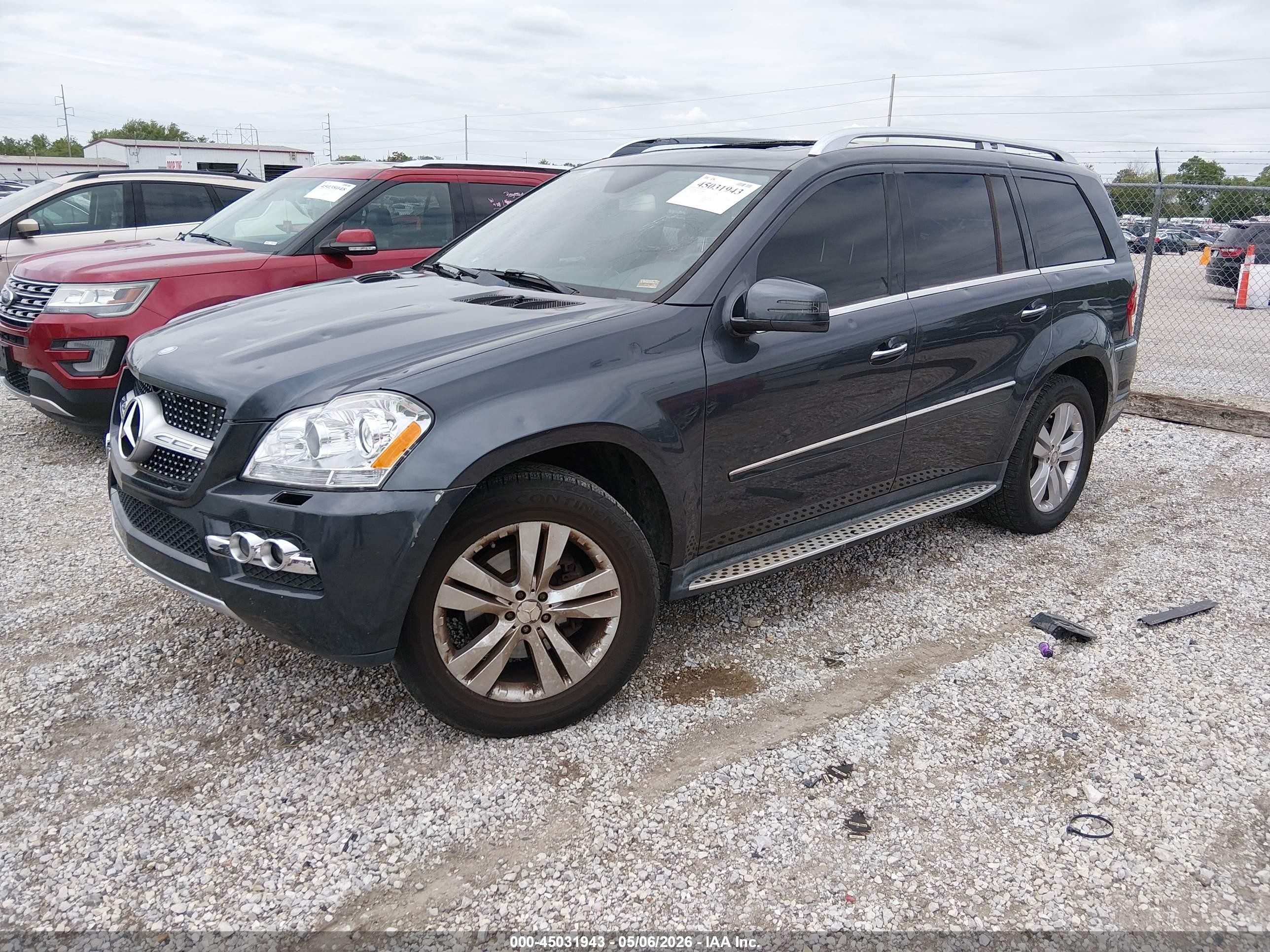 2011 Mercedes-benz Gl 450 4matic Gray vin: 4JGBF7BE7BA629403