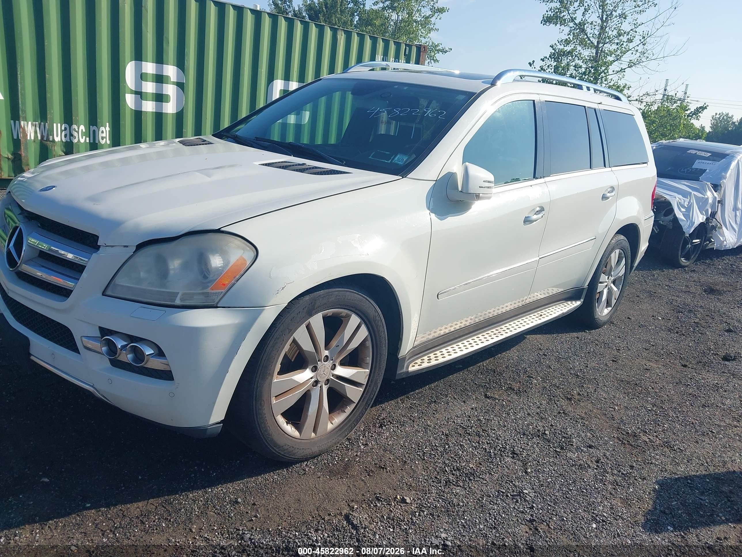 2011 Mercedes-benz Gl 450 4matic White vin: 4JGBF7BE7BA648517