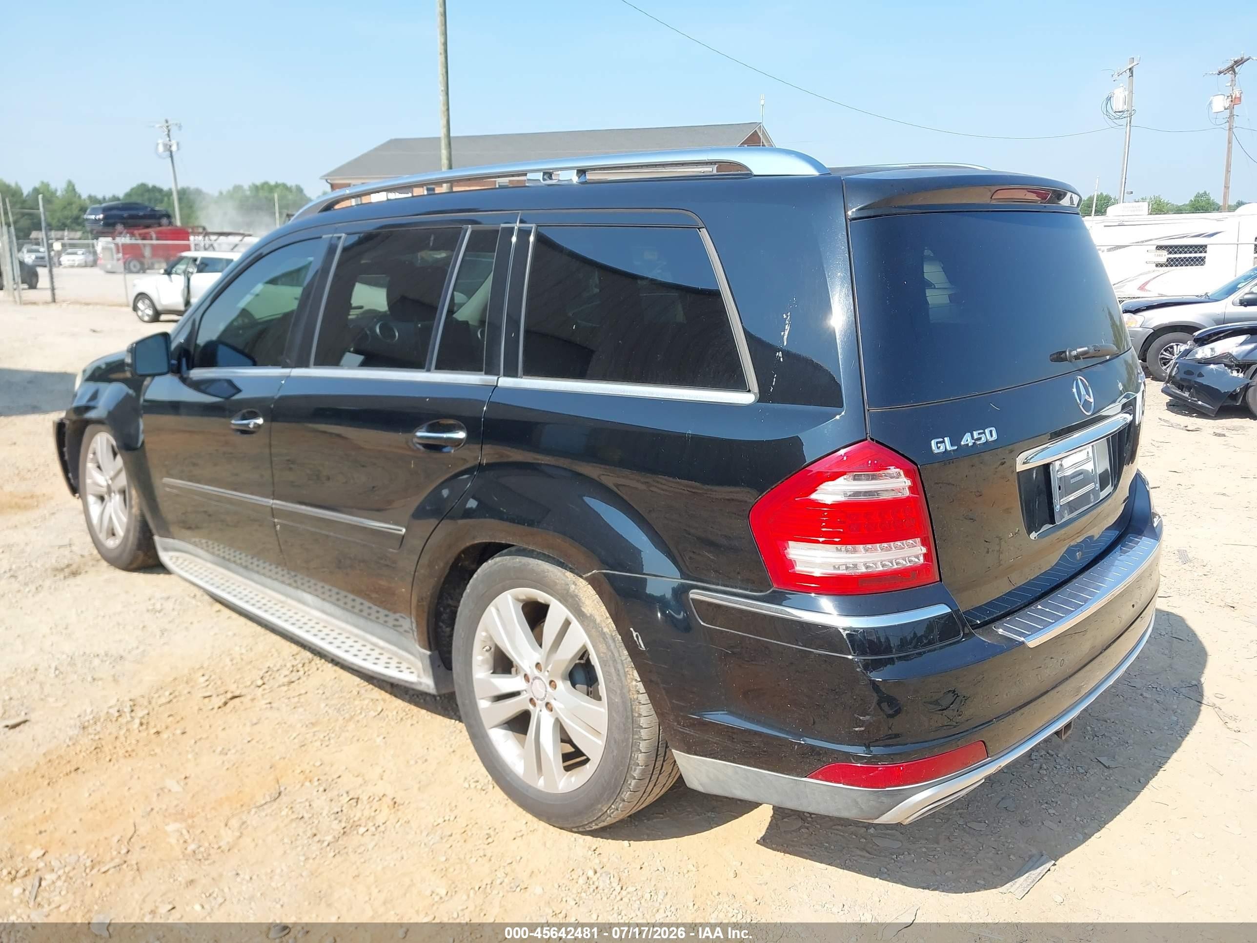 2011 Mercedes-benz Gl 450 4matic Black vin: 4JGBF7BE7BA683140