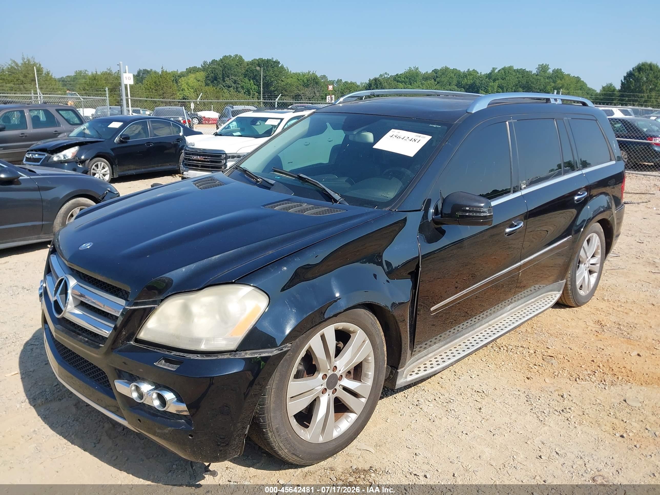 2011 Mercedes-benz Gl 450 4matic Black vin: 4JGBF7BE7BA683140