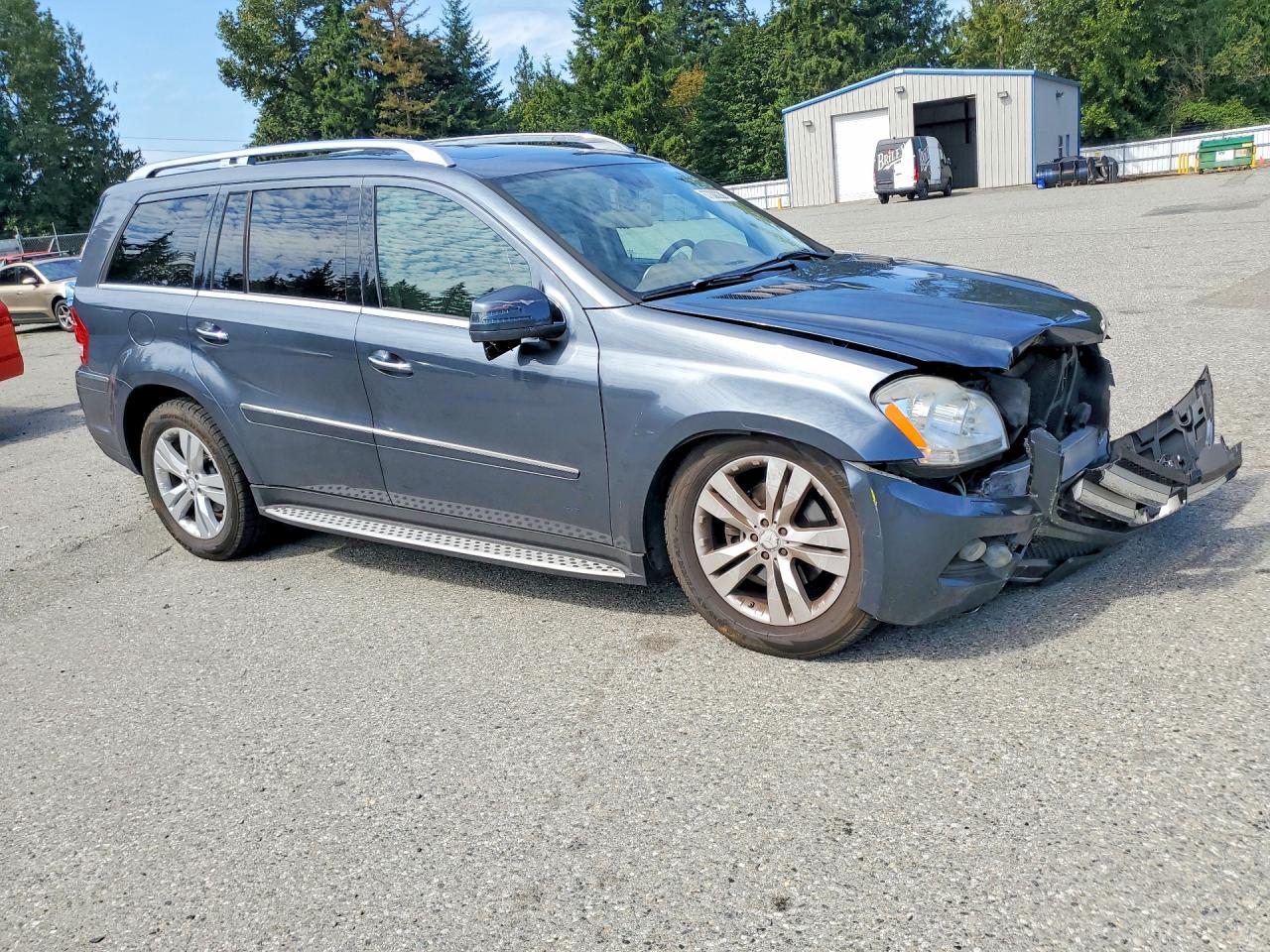 2011 Mercedes-benz Gl 450 4matic Gray vin: 4JGBF7BE7BA724141